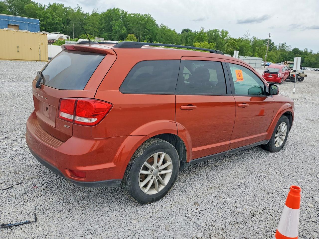 2014 Dodge Journey Sxt Orange vin: 3C4PDDBG8ET128047