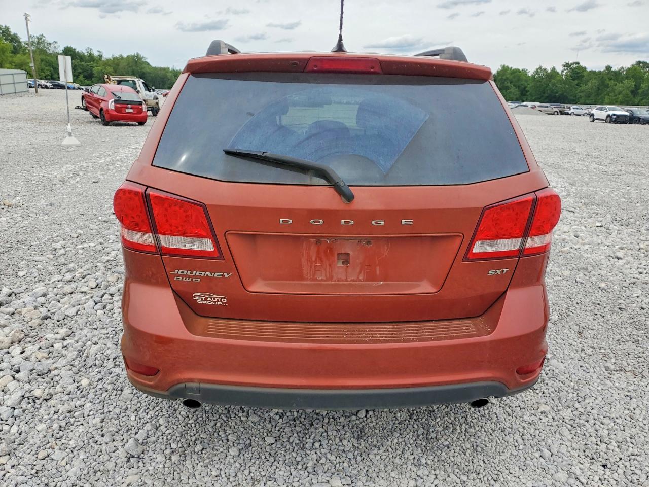2014 Dodge Journey Sxt Orange vin: 3C4PDDBG8ET128047