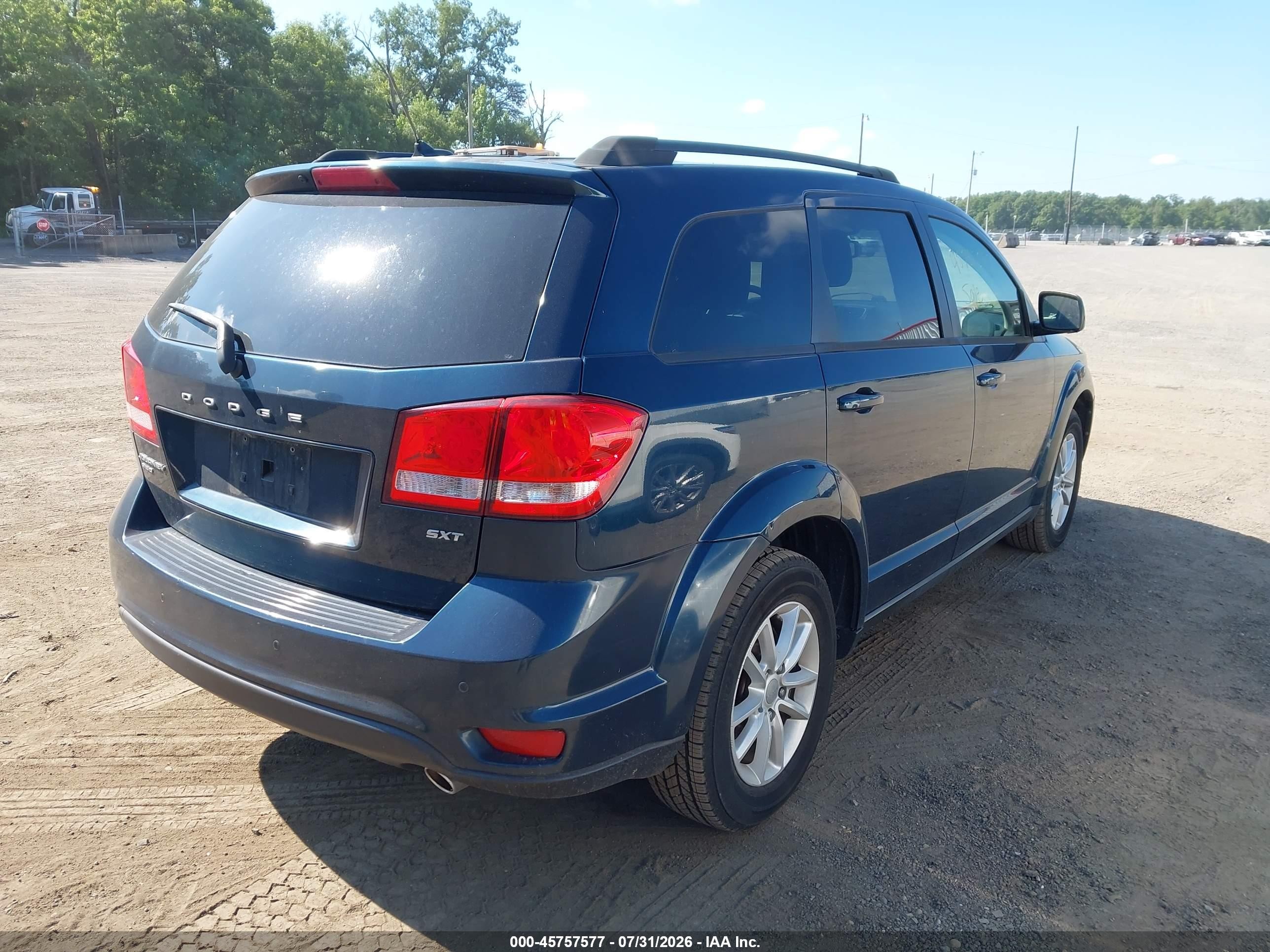 2014 Dodge Journey Sxt Blue vin: 3C4PDDBG8ET162781