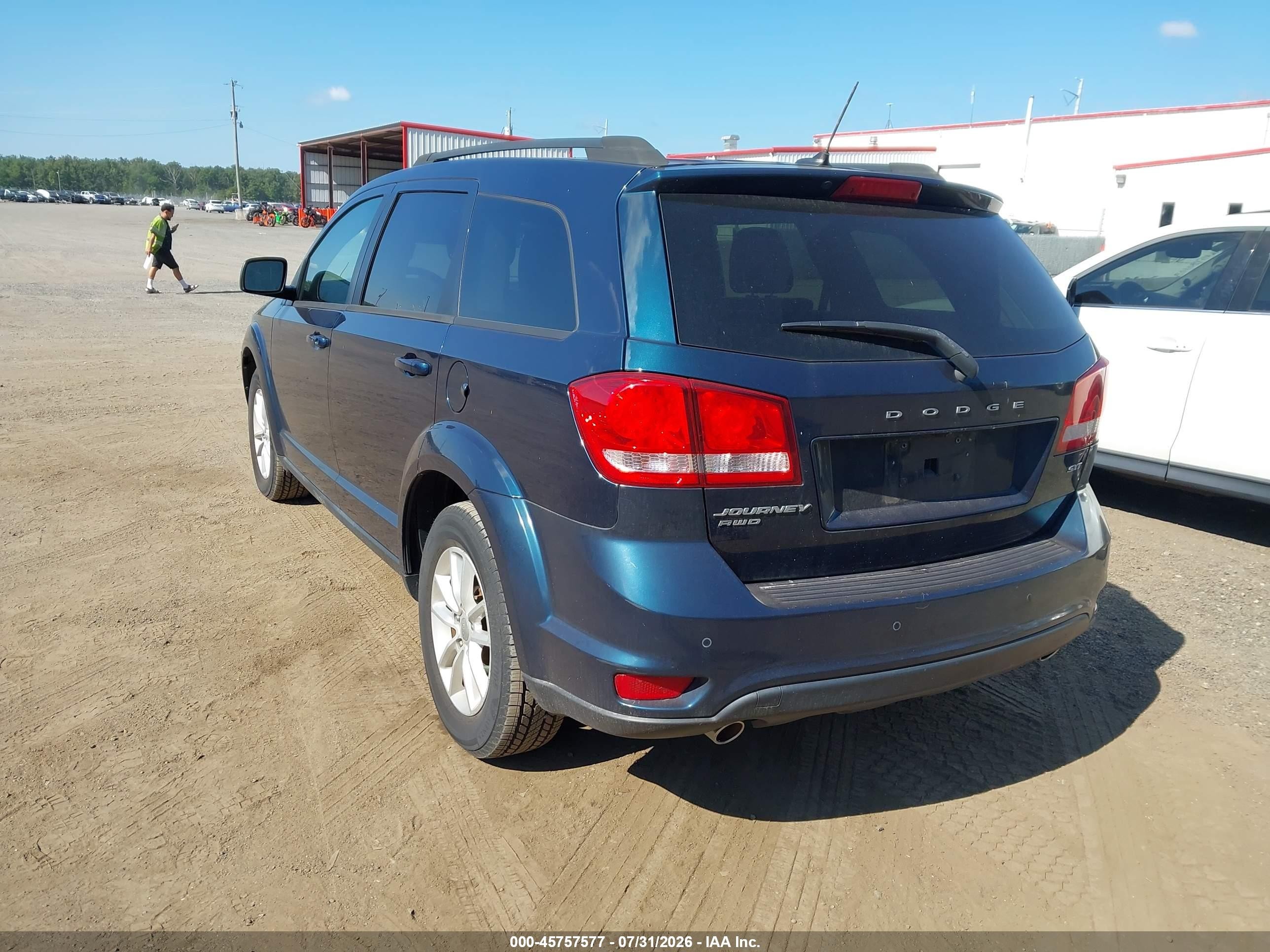 2014 Dodge Journey Sxt Blue vin: 3C4PDDBG8ET162781