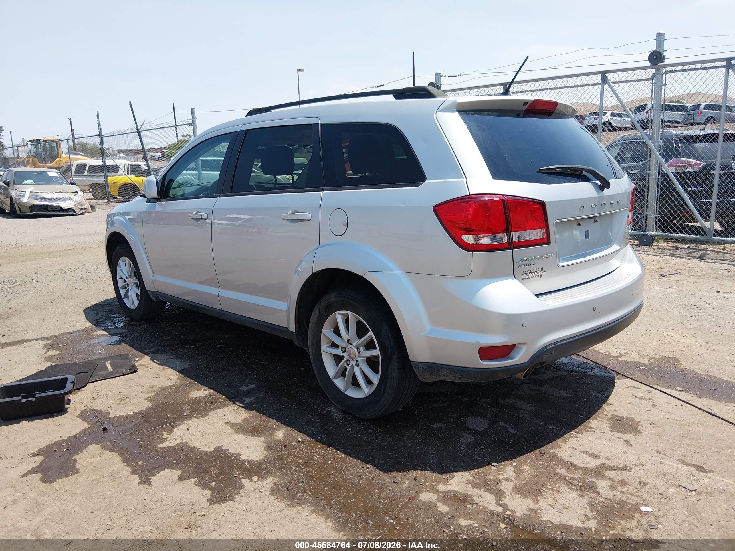 2014 Dodge Journey Sxt Серебряный vin: 3C4PDDBG8ET171951