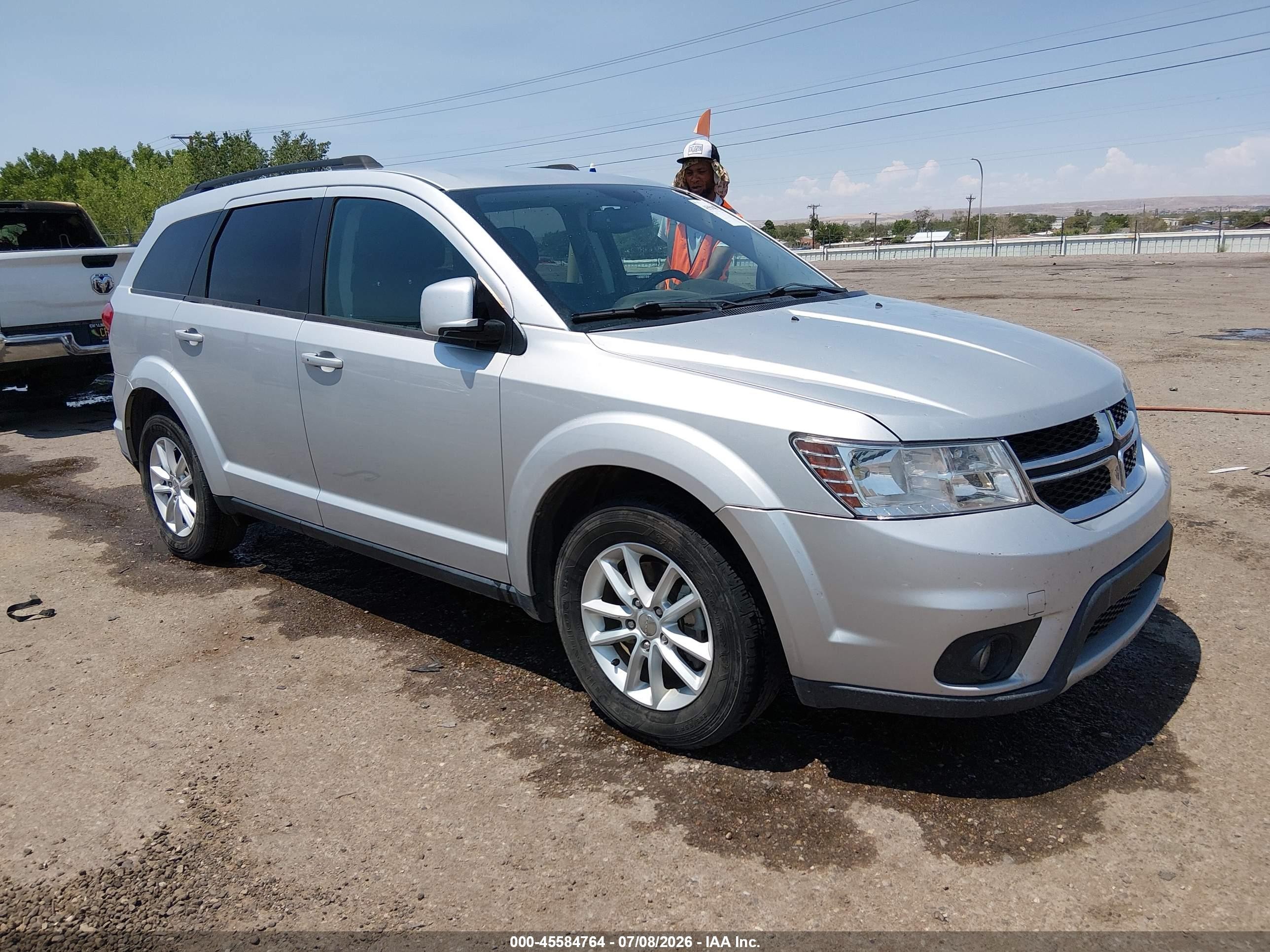 2014 Dodge Journey Sxt Серебряный vin: 3C4PDDBG8ET171951