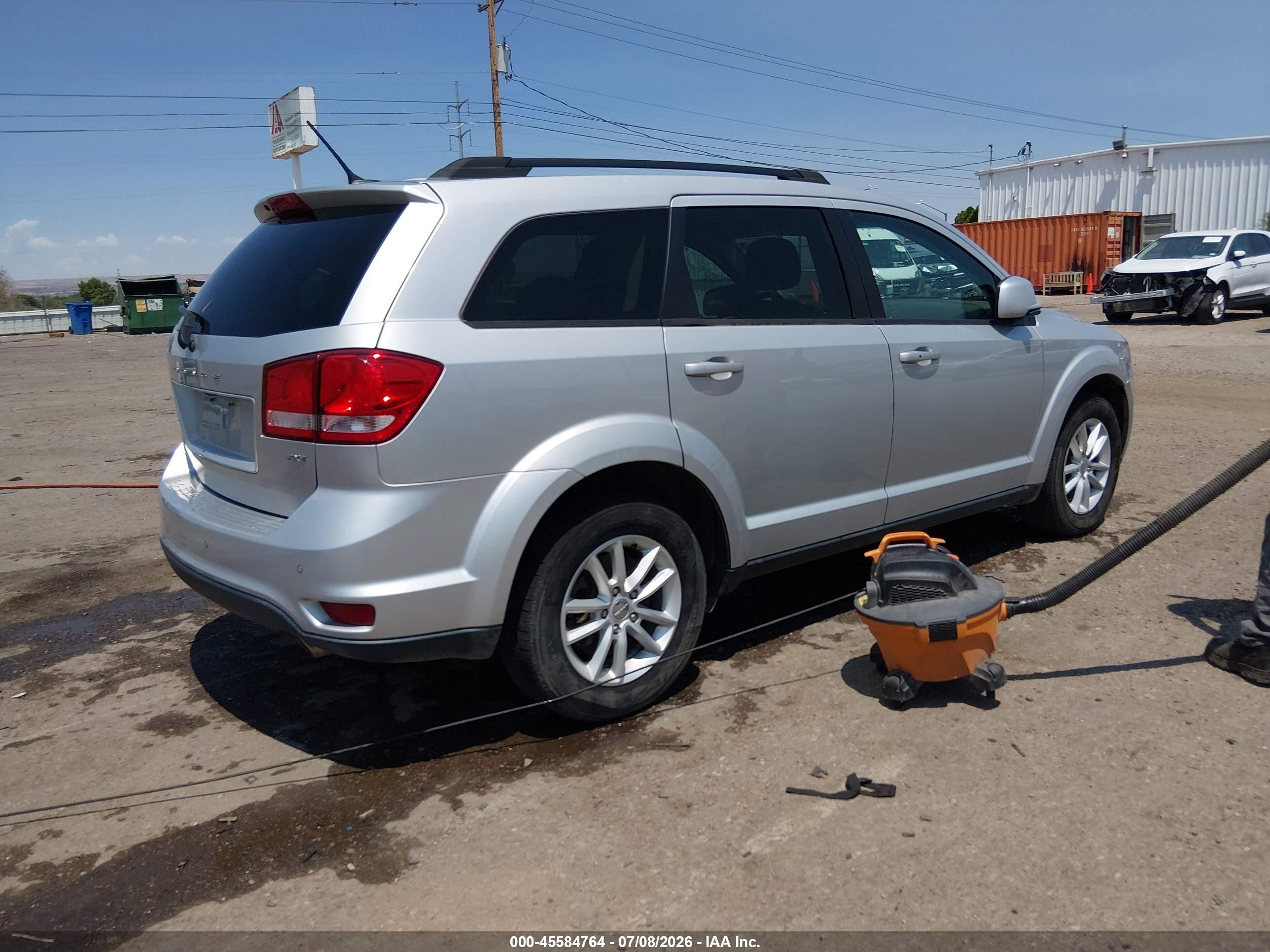 2014 Dodge Journey Sxt Серебряный vin: 3C4PDDBG8ET171951