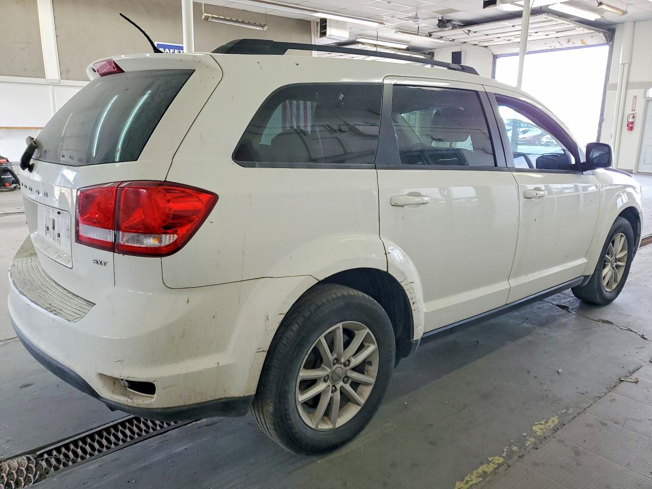 2014 Dodge Journey Sxt White vin: 3C4PDDBG8ET212143