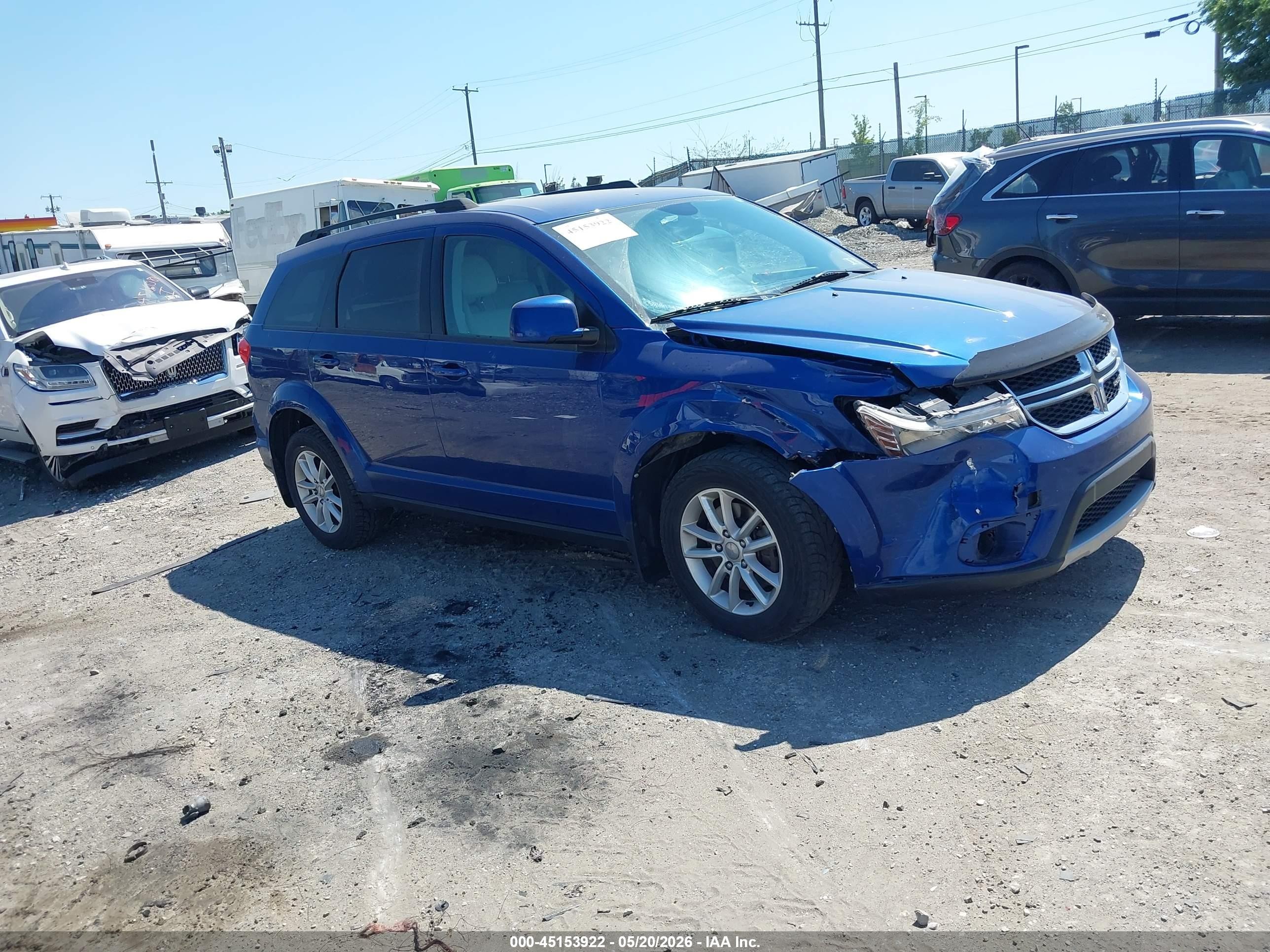 2015 Dodge Journey Sxt Dark Blue vin: 3C4PDDBG8FT512637