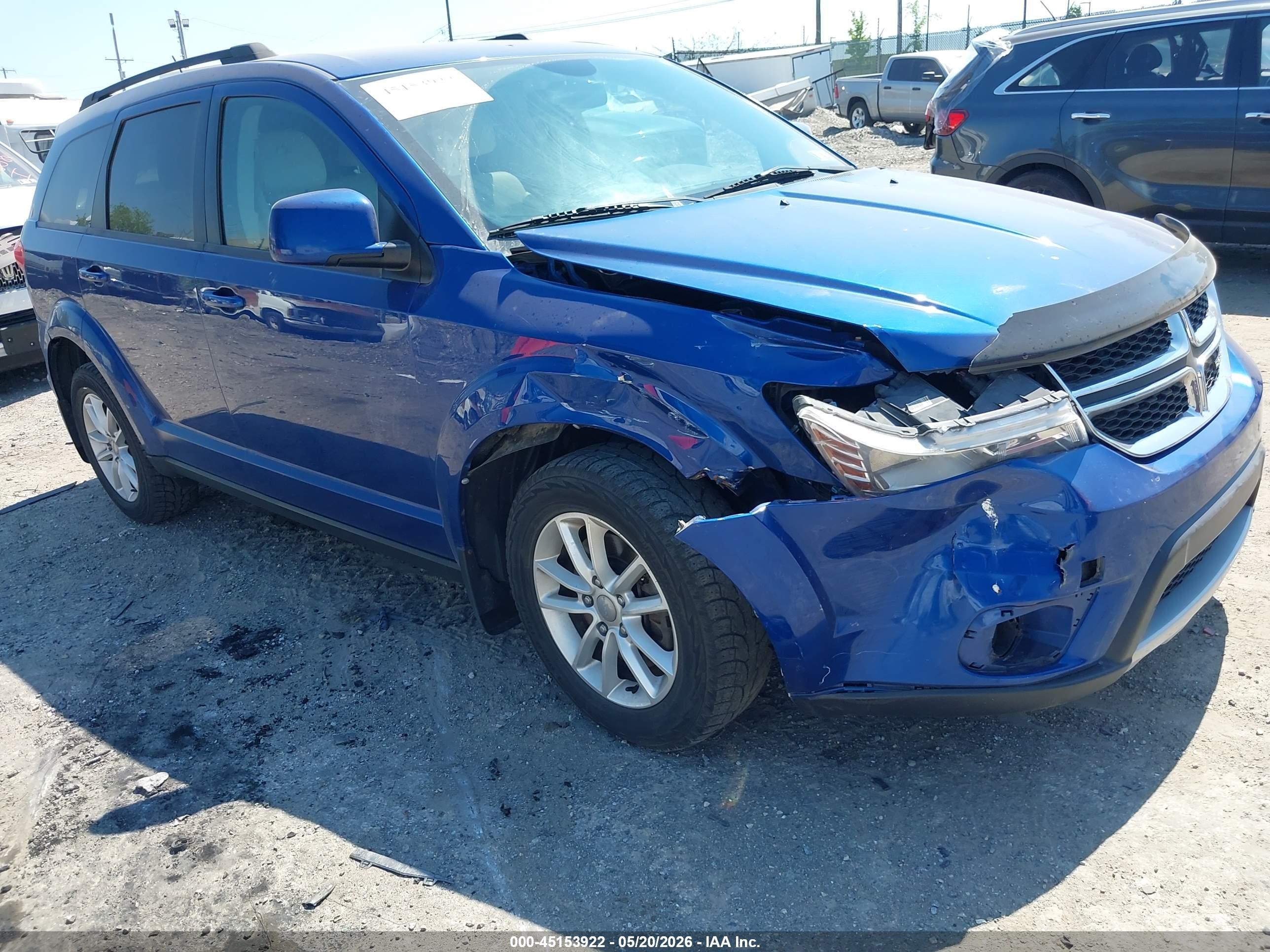 2015 Dodge Journey Sxt Dark Blue vin: 3C4PDDBG8FT512637