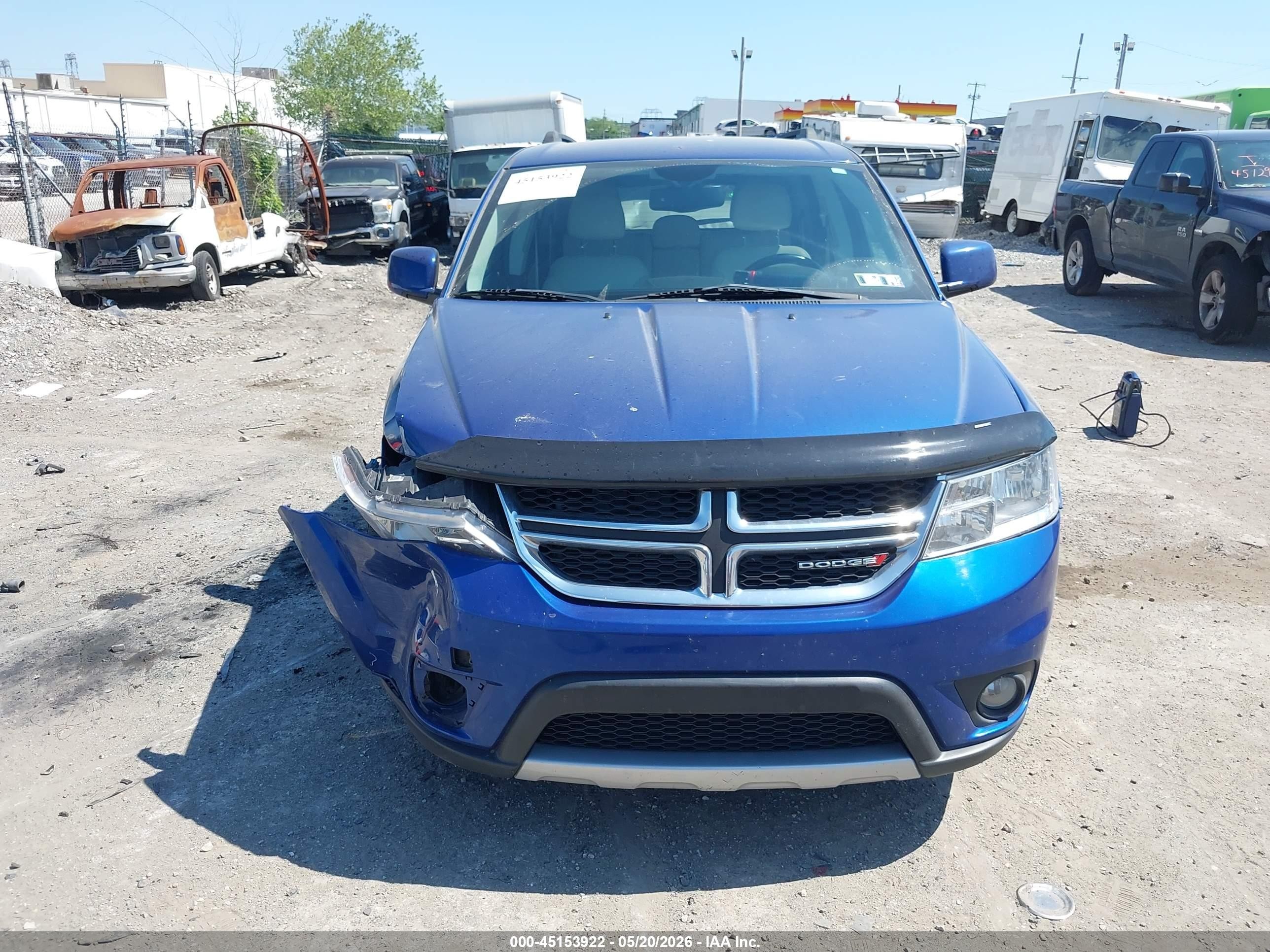 2015 Dodge Journey Sxt Dark Blue vin: 3C4PDDBG8FT512637