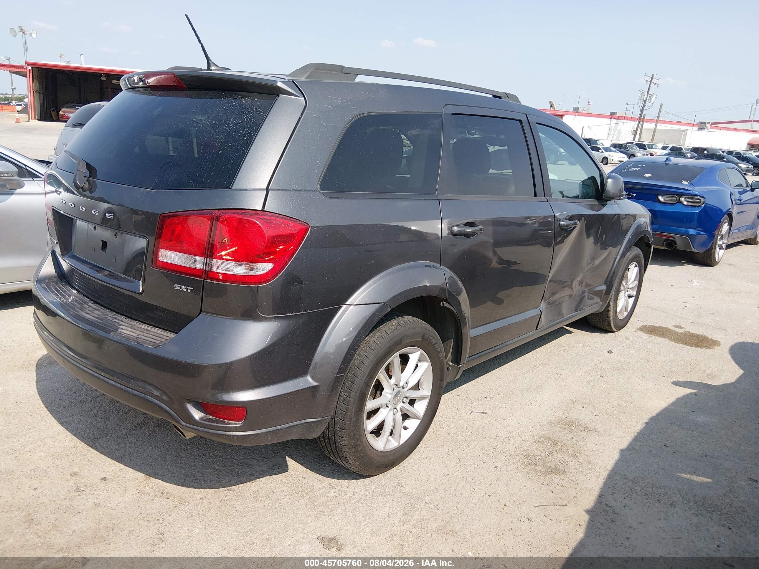 2015 Dodge Journey Sxt Серый vin: 3C4PDDBG8FT526148