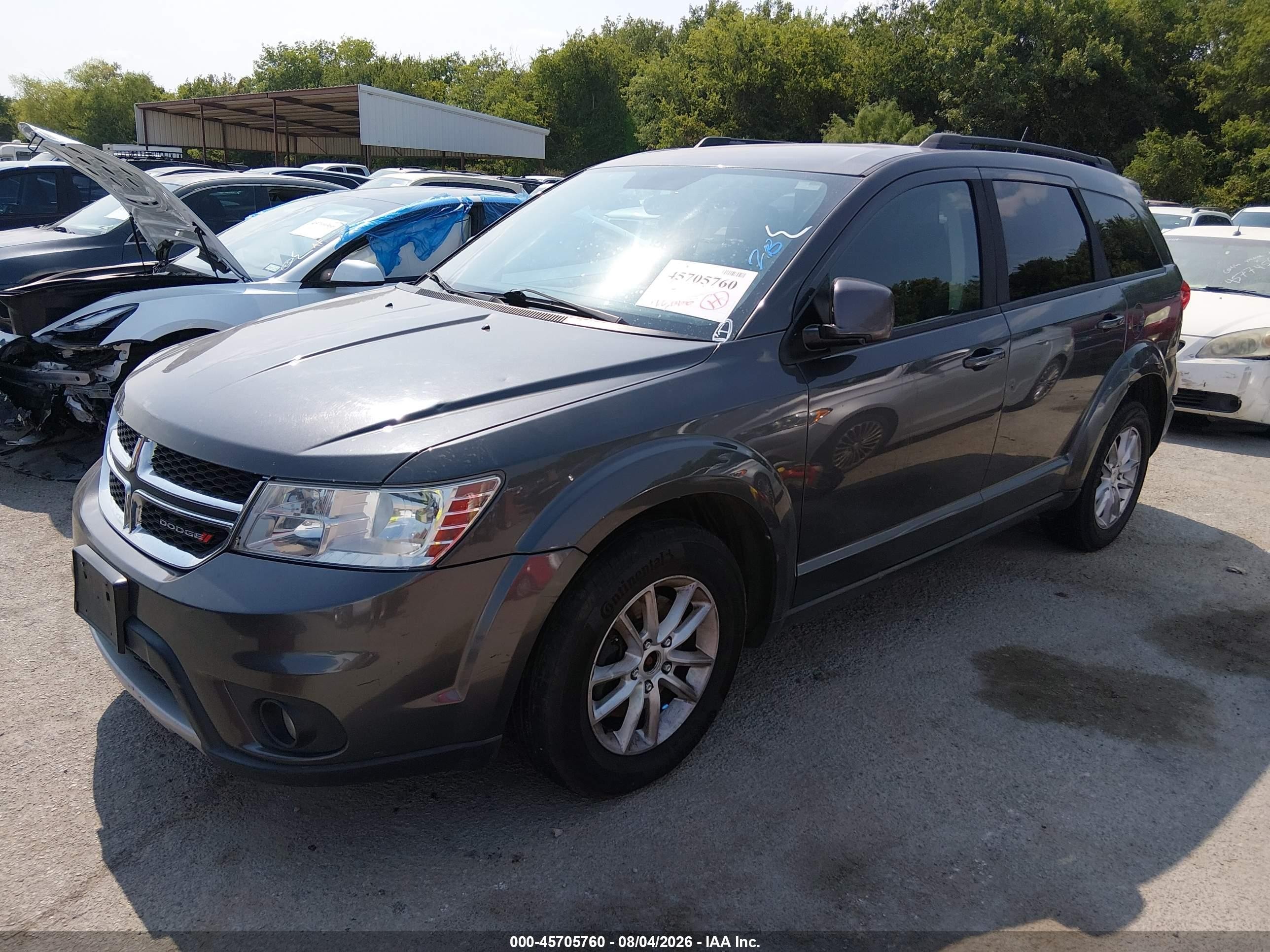 2015 Dodge Journey Sxt Серый vin: 3C4PDDBG8FT526148