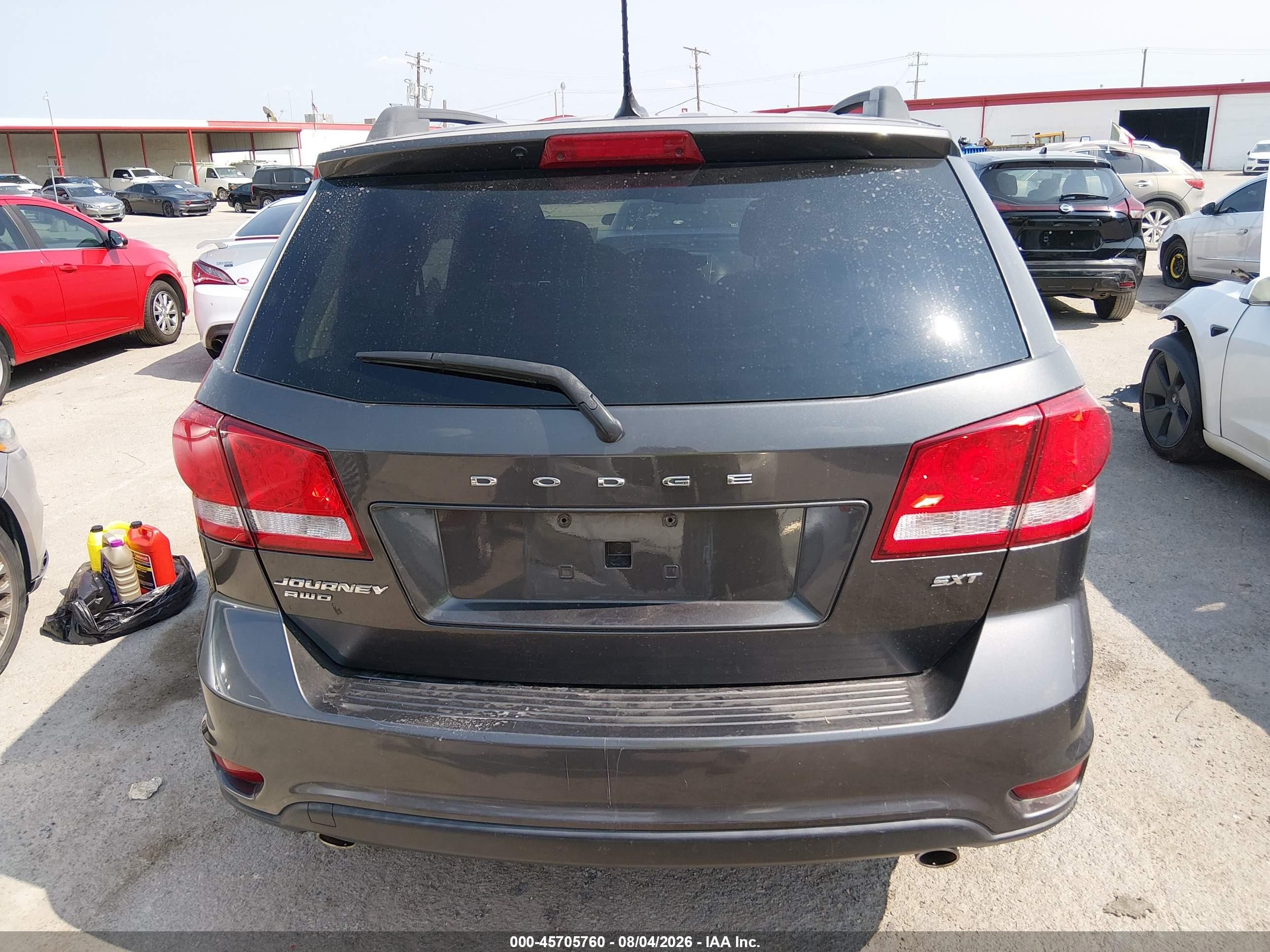 2015 Dodge Journey Sxt Серый vin: 3C4PDDBG8FT526148