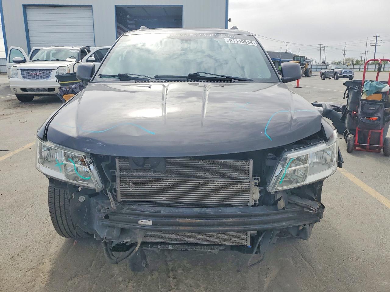 2015 Dodge Journey Sxt Gray vin: 3C4PDDBG8FT570070