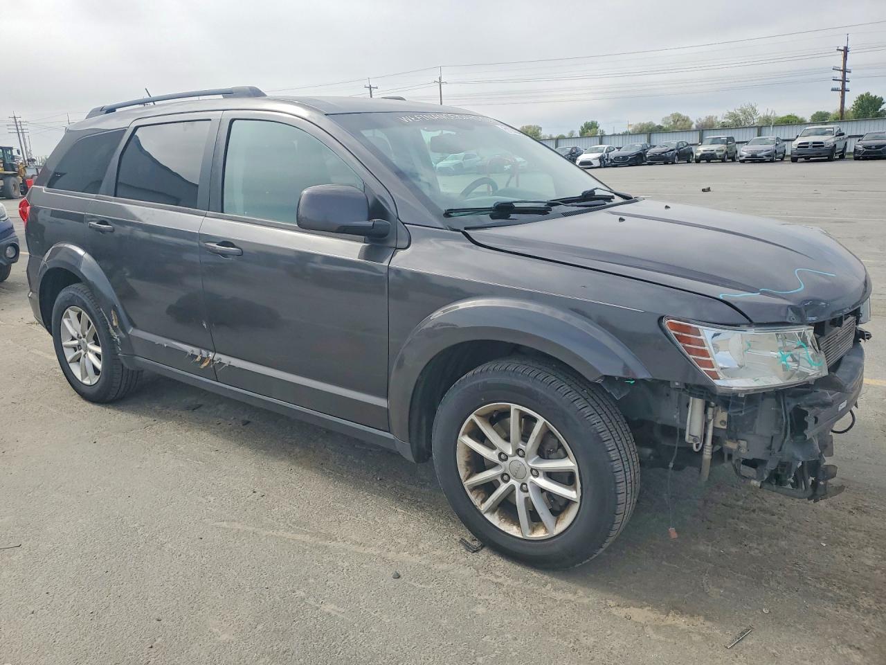2015 Dodge Journey Sxt Gray vin: 3C4PDDBG8FT570070