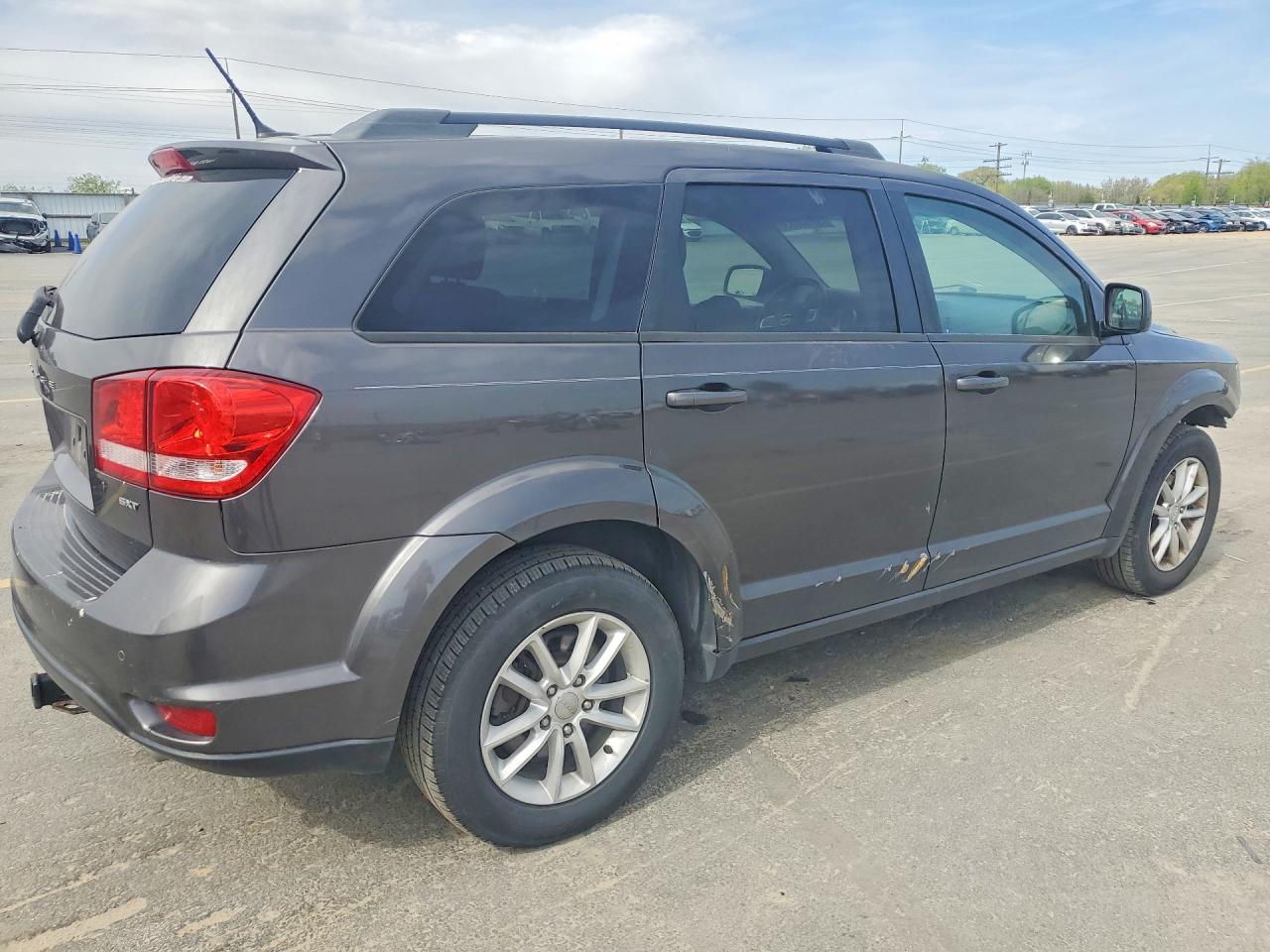 2015 Dodge Journey Sxt Gray vin: 3C4PDDBG8FT570070