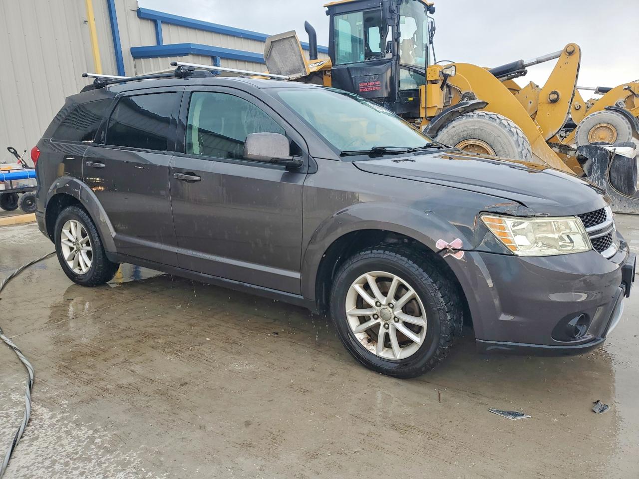2015 Dodge Journey Sxt Gray vin: 3C4PDDBG8FT593381