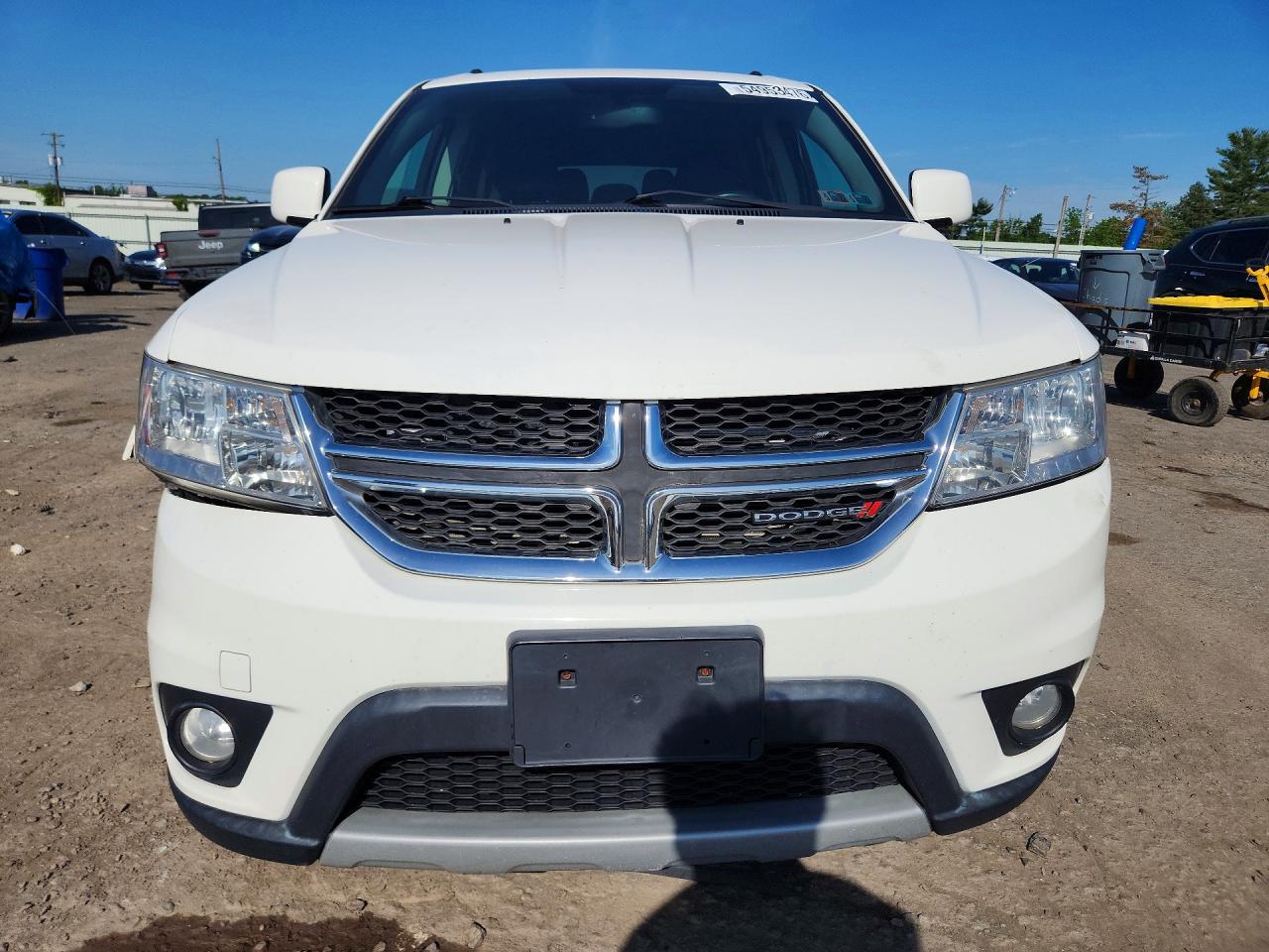 2015 Dodge Journey Sxt White vin: 3C4PDDBG8FT606615