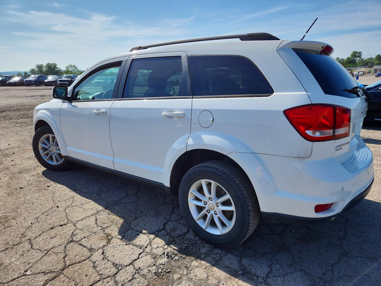 2015 Dodge Journey Sxt White vin: 3C4PDDBG8FT606615