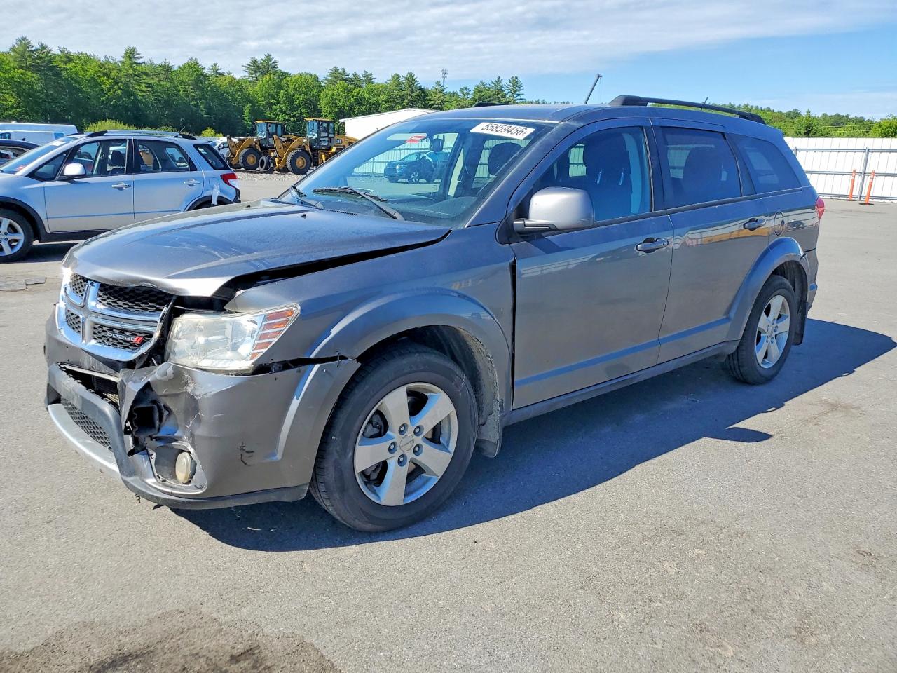 2012 Dodge Journey Sxt Silver vin: 3C4PDDBG9CT360556