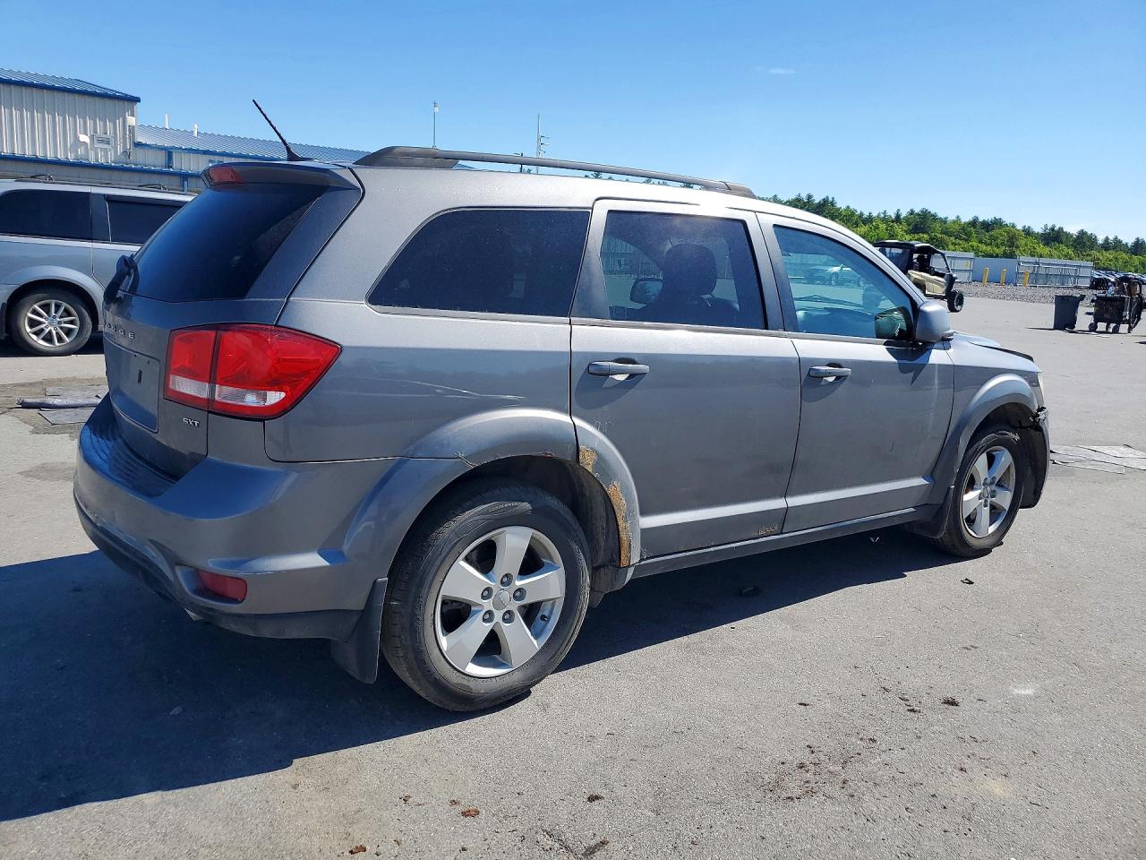 2012 Dodge Journey Sxt Silver vin: 3C4PDDBG9CT360556