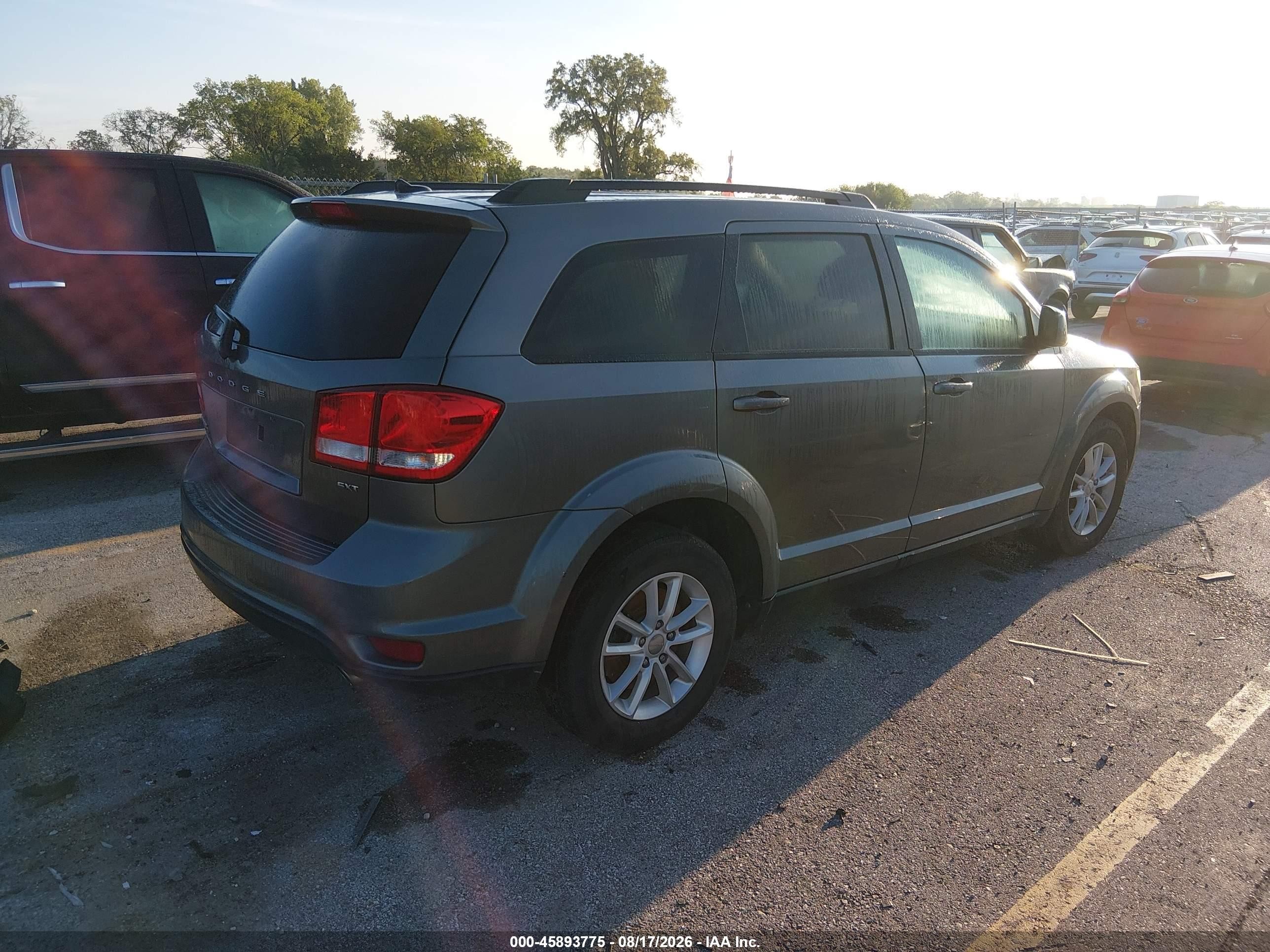 2013 Dodge Journey Sxt Beige vin: 3C4PDDBG9DT504396