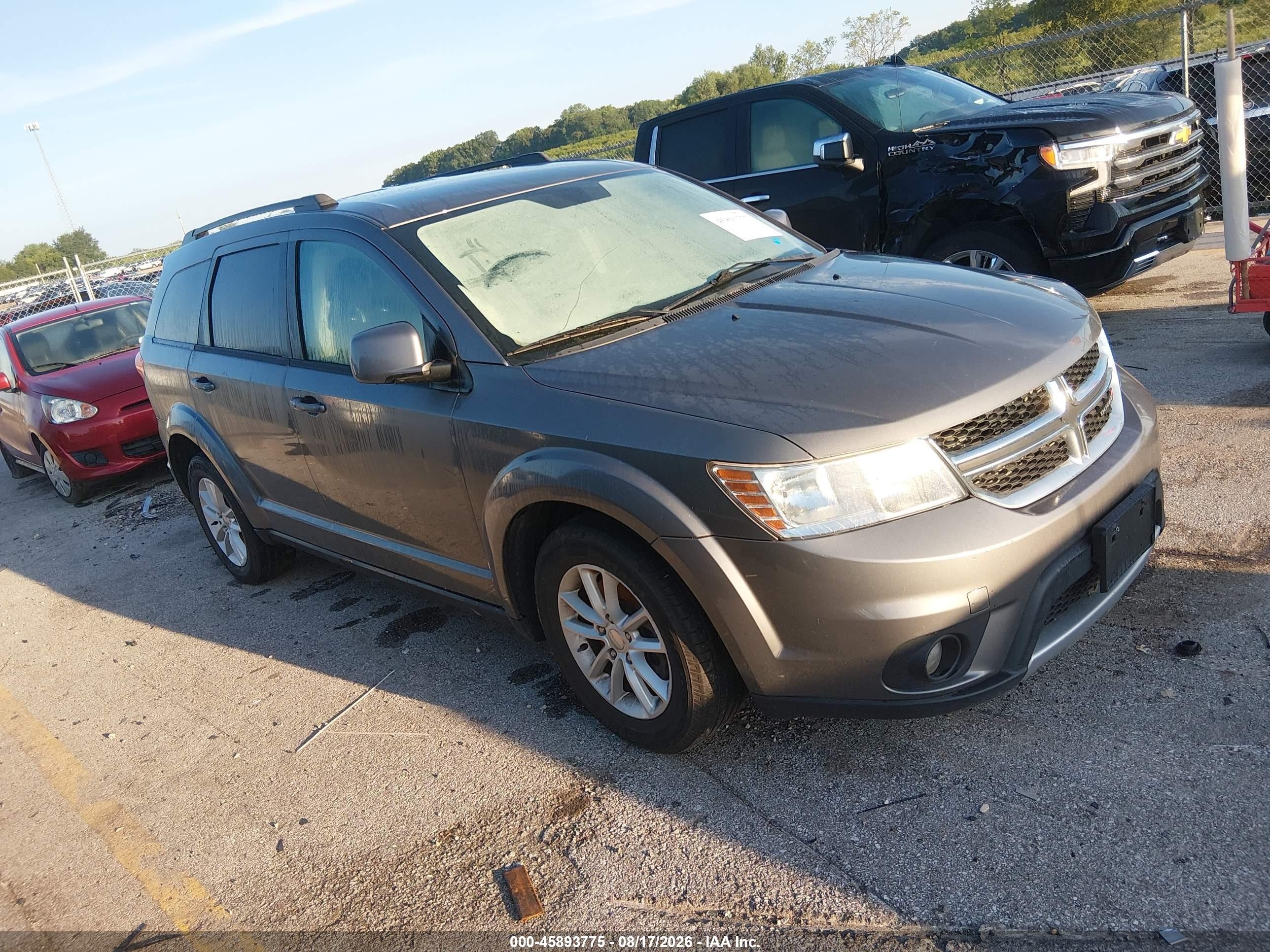 2013 Dodge Journey Sxt Beige vin: 3C4PDDBG9DT504396