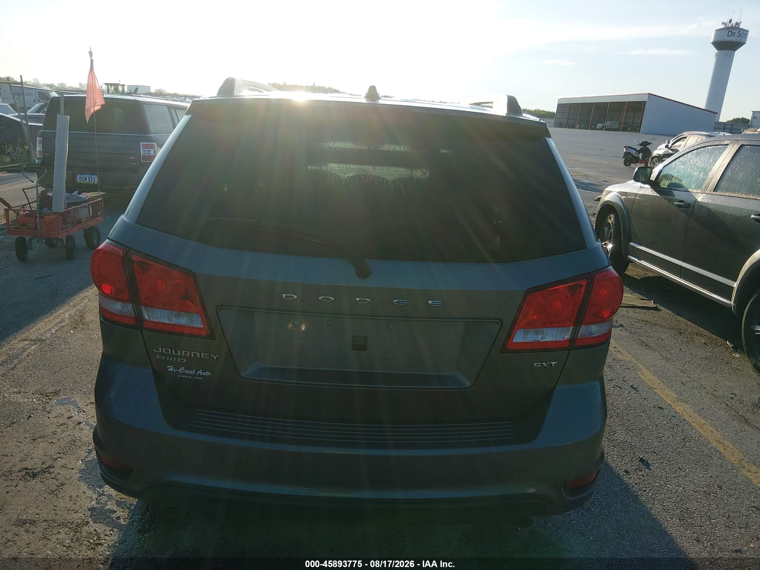2013 Dodge Journey Sxt Beige vin: 3C4PDDBG9DT504396