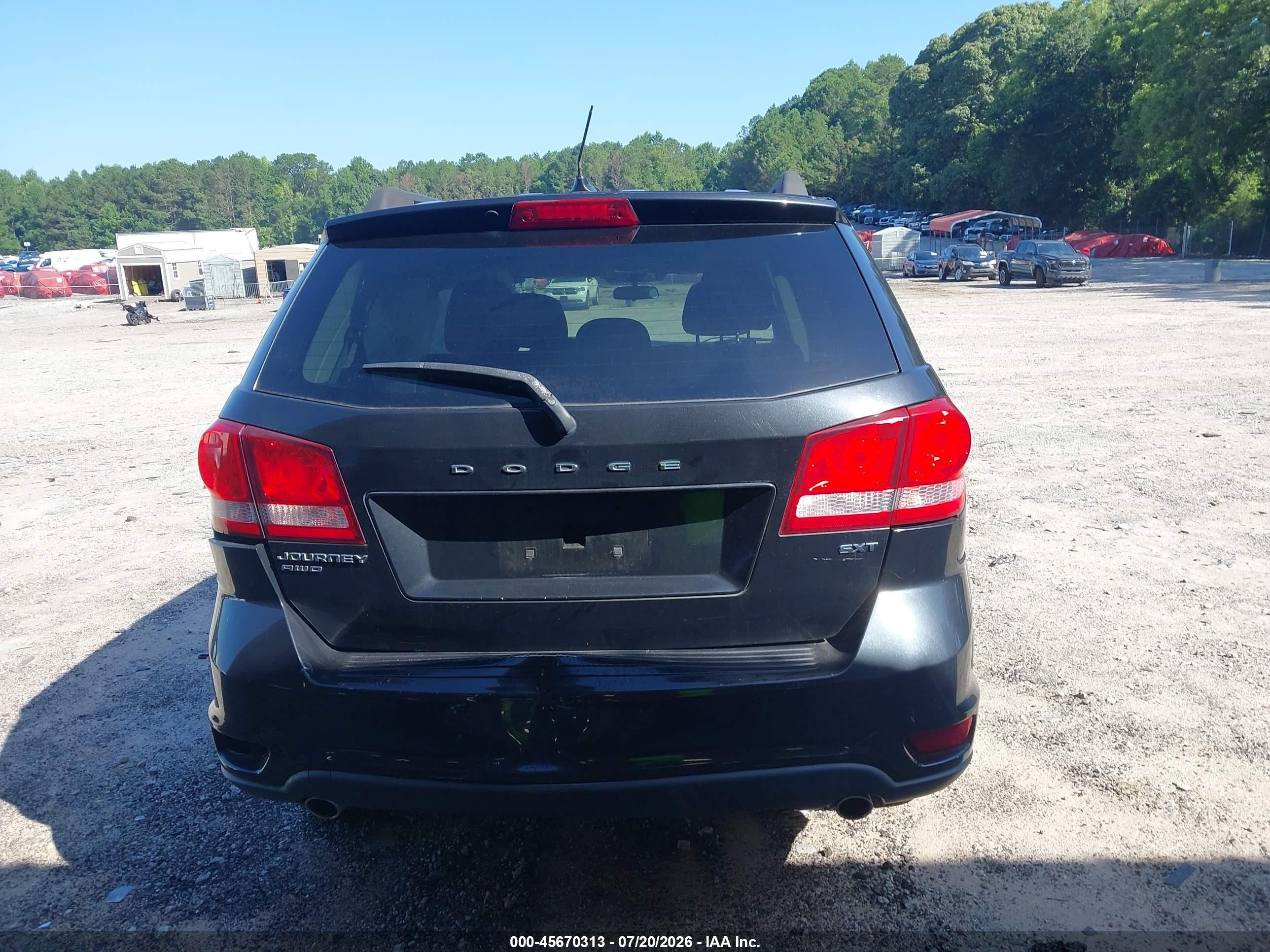 2013 Dodge Journey Sxt Black vin: 3C4PDDBG9DT549175