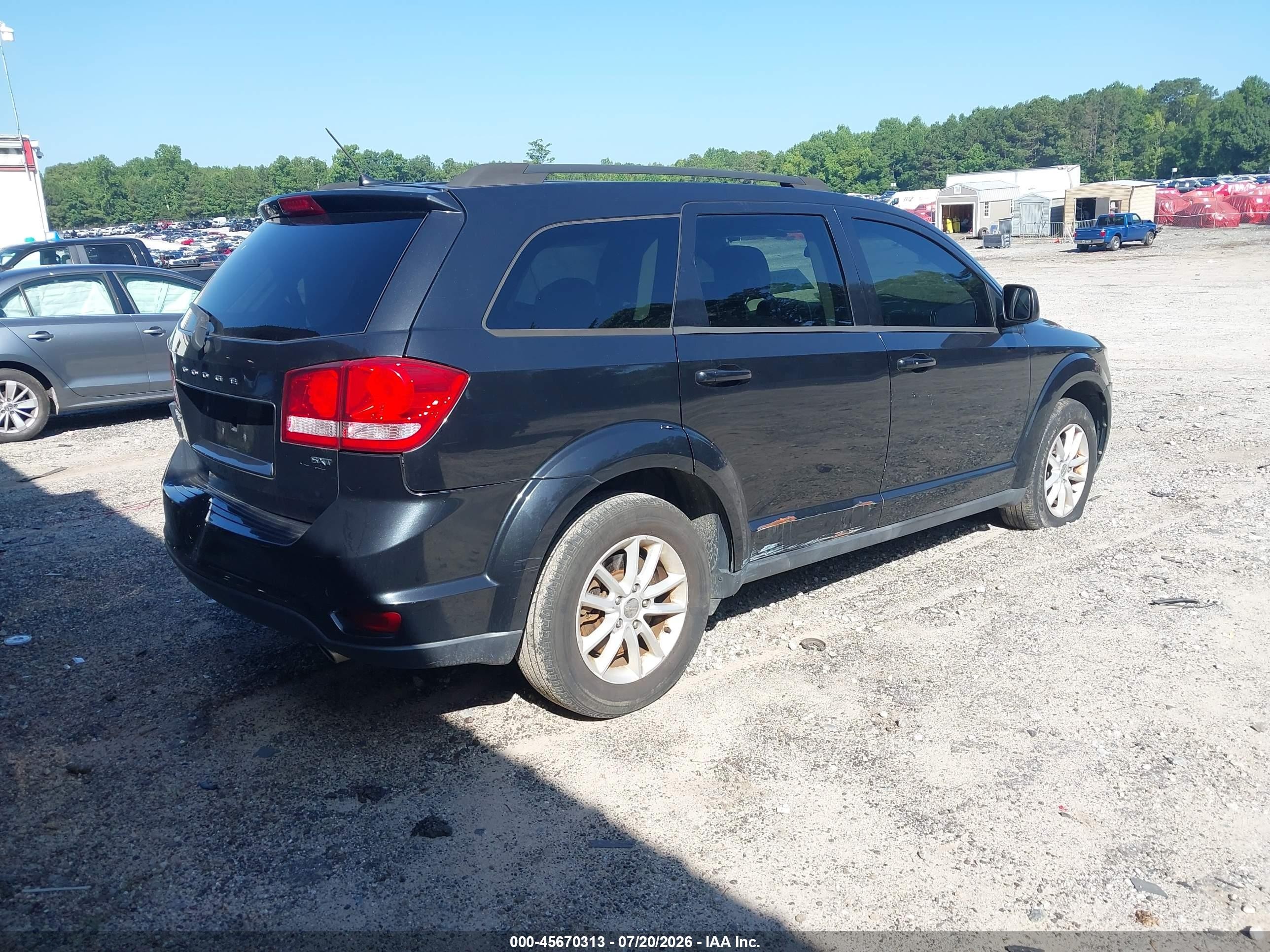 2013 Dodge Journey Sxt Black vin: 3C4PDDBG9DT549175