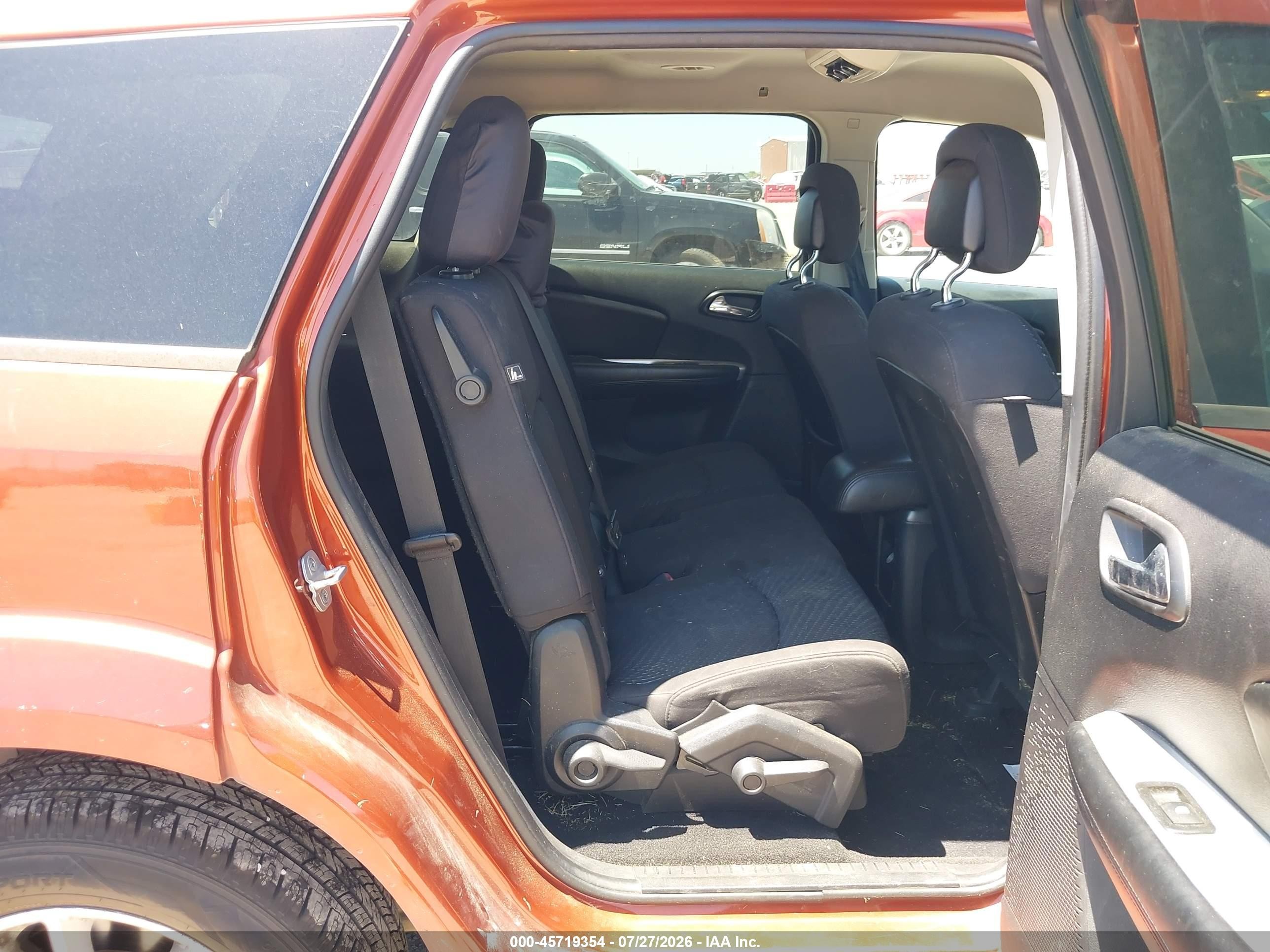 2013 Dodge Journey Sxt Orange vin: 3C4PDDBG9DT549189