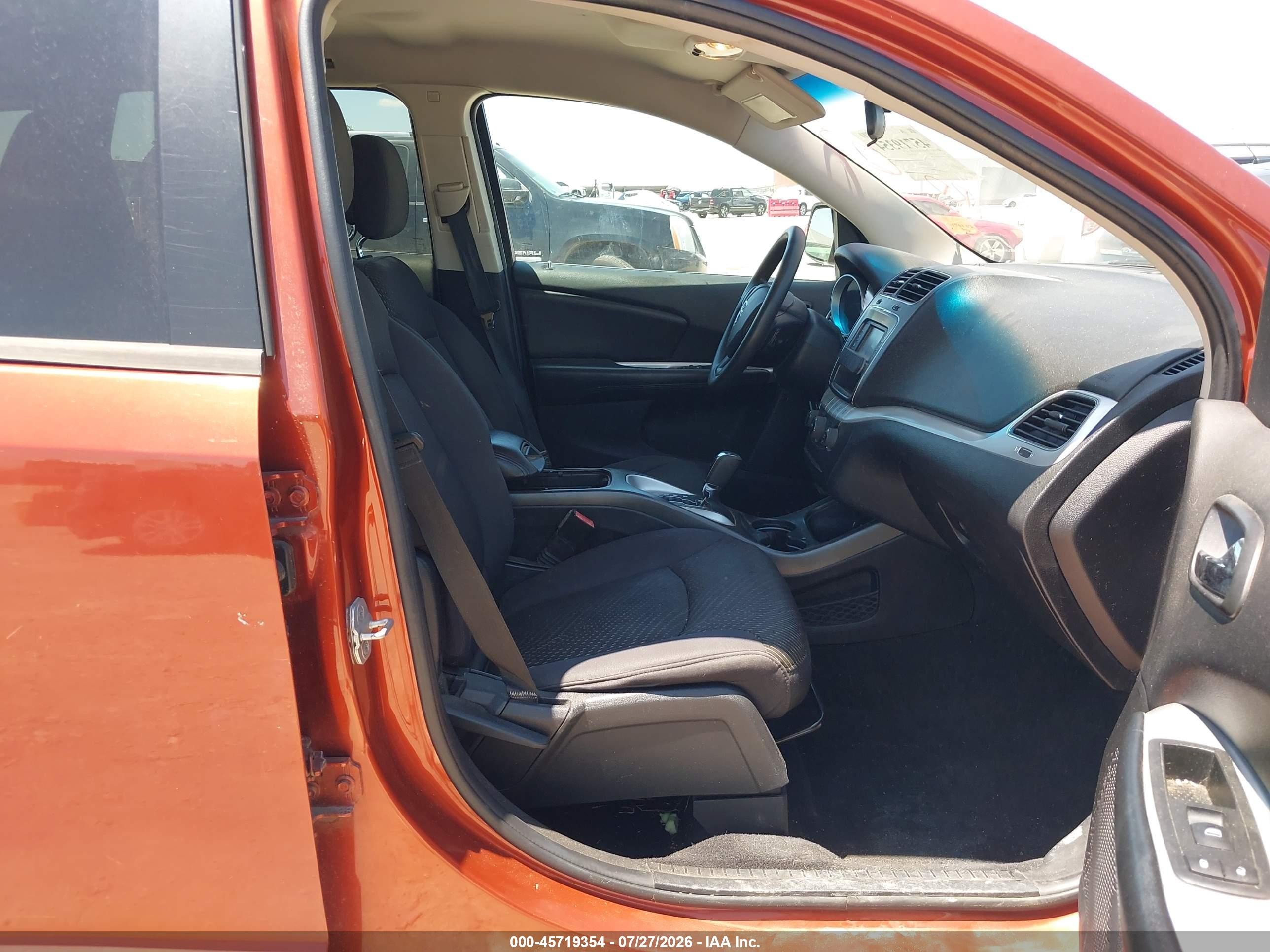 2013 Dodge Journey Sxt Orange vin: 3C4PDDBG9DT549189