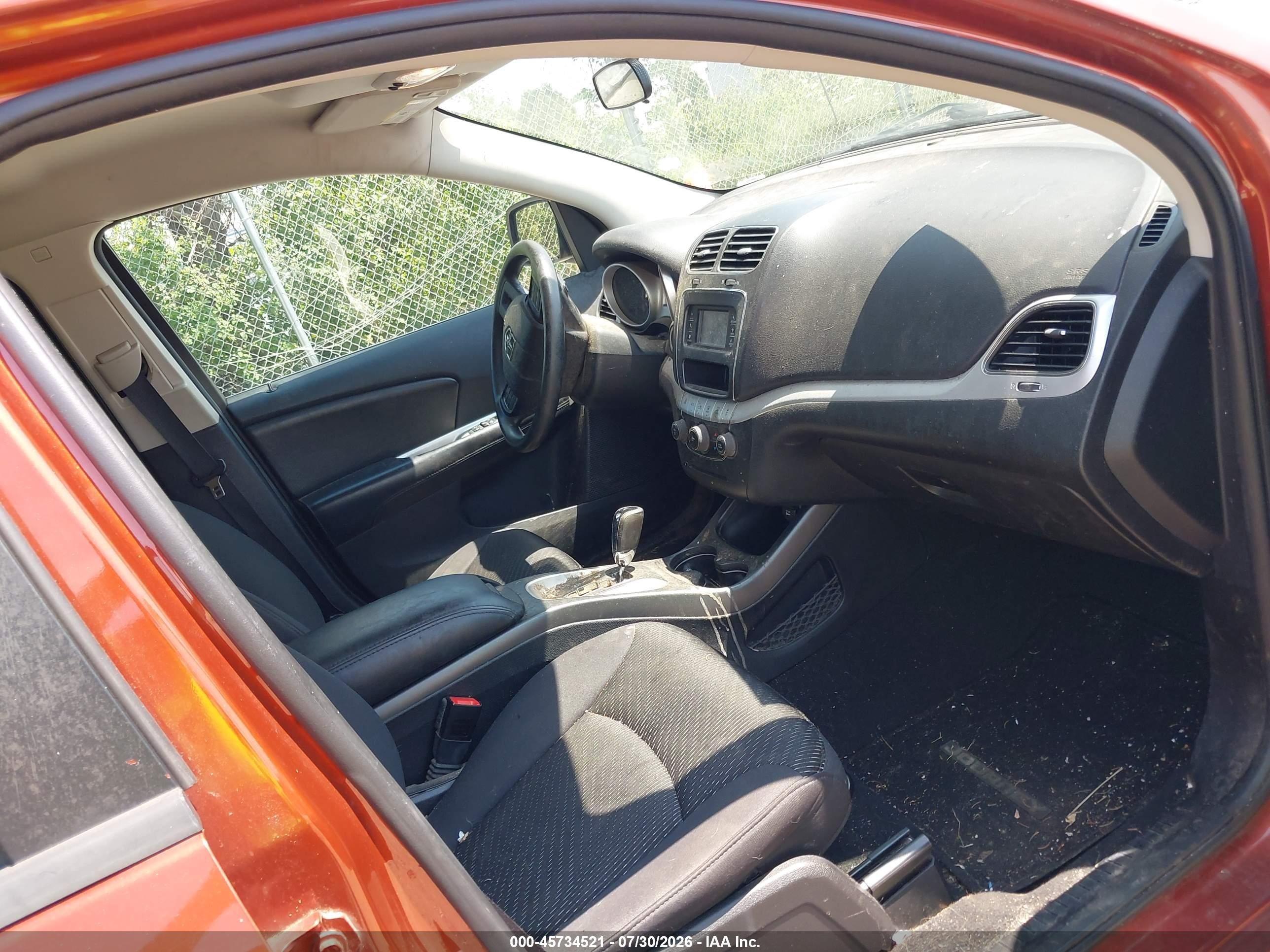 2013 Dodge Journey Sxt Orange vin: 3C4PDDBG9DT571631