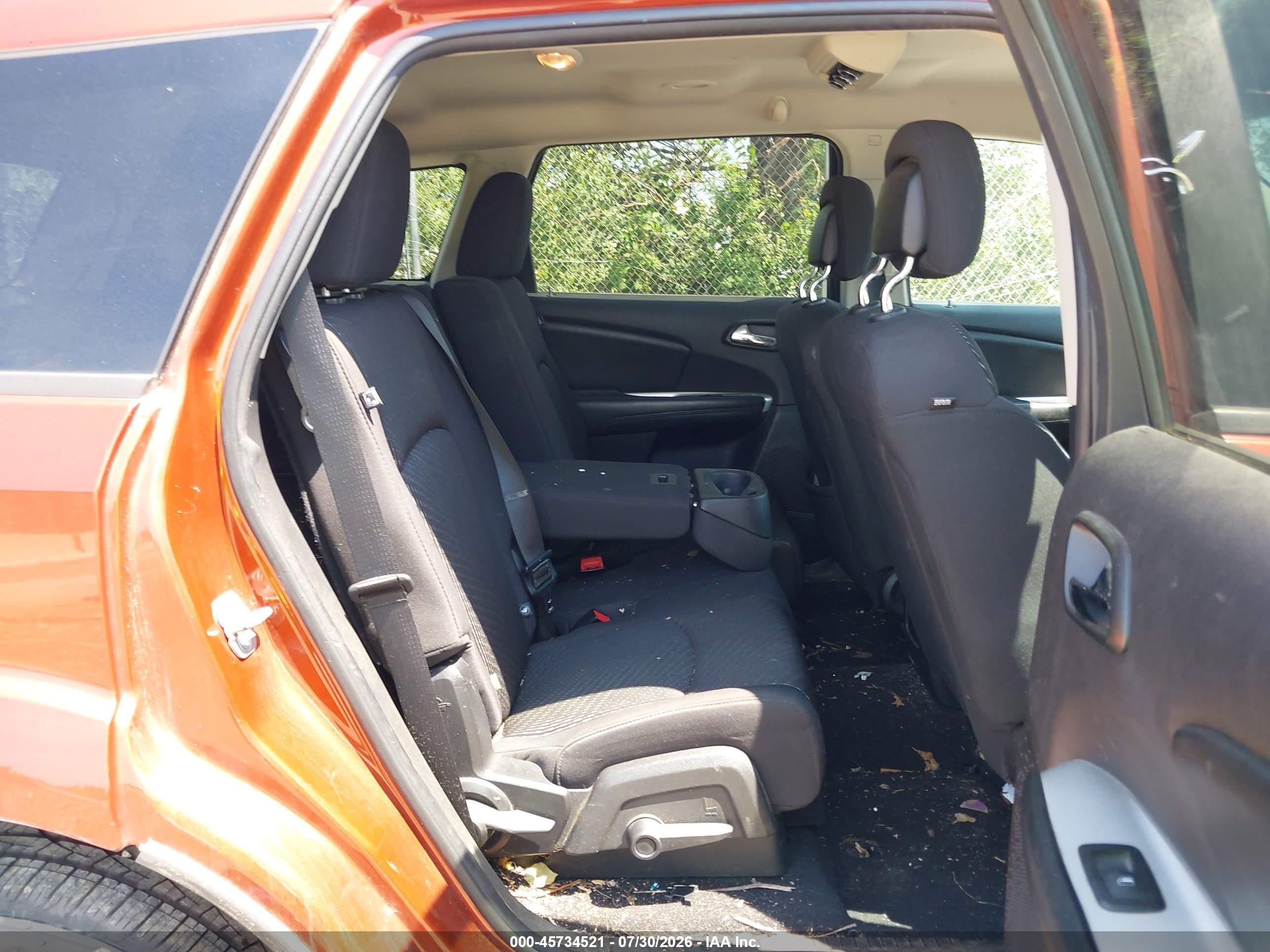 2013 Dodge Journey Sxt Orange vin: 3C4PDDBG9DT571631