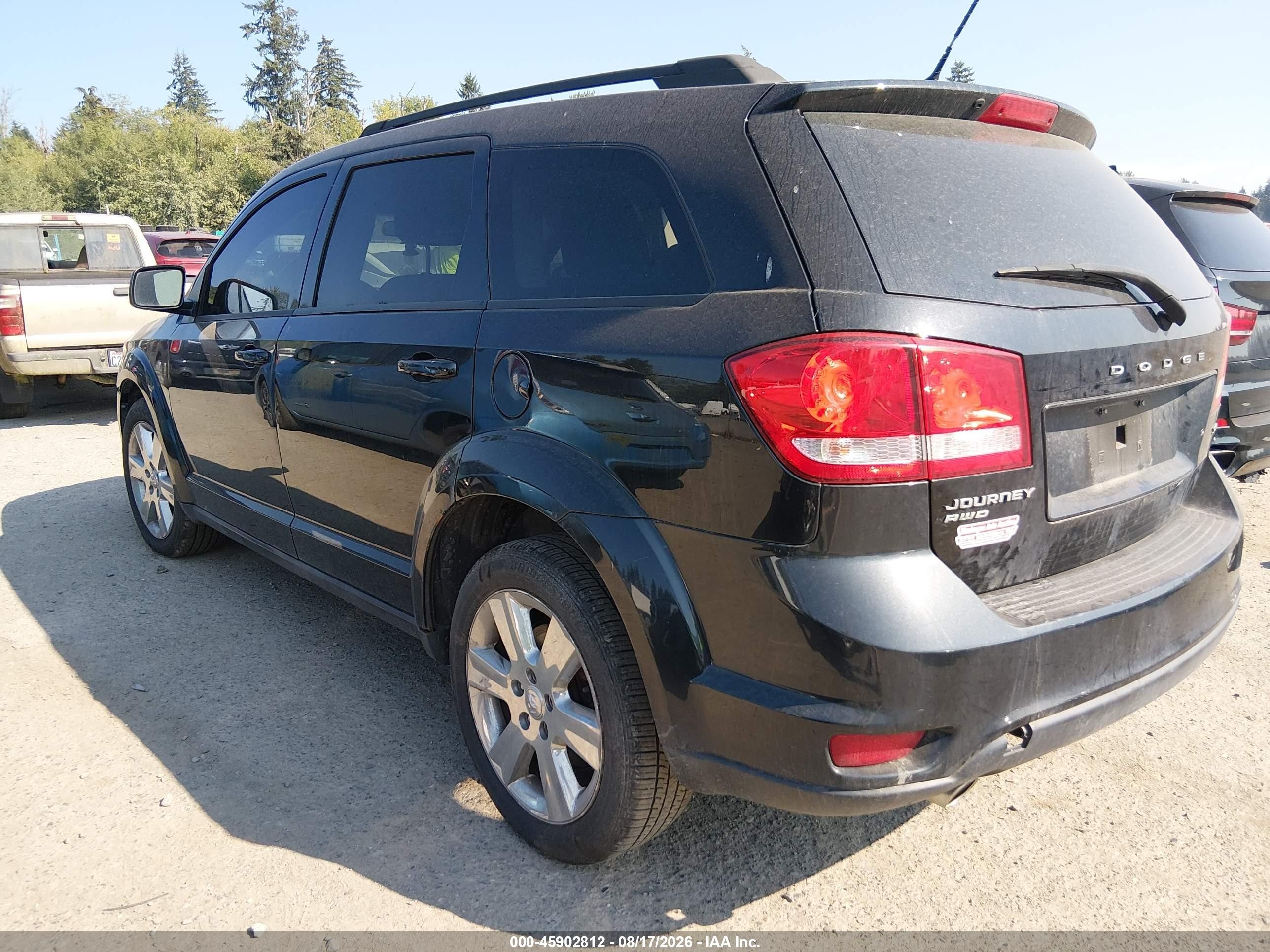 2013 Dodge Journey Sxt Black vin: 3C4PDDBG9DT579311