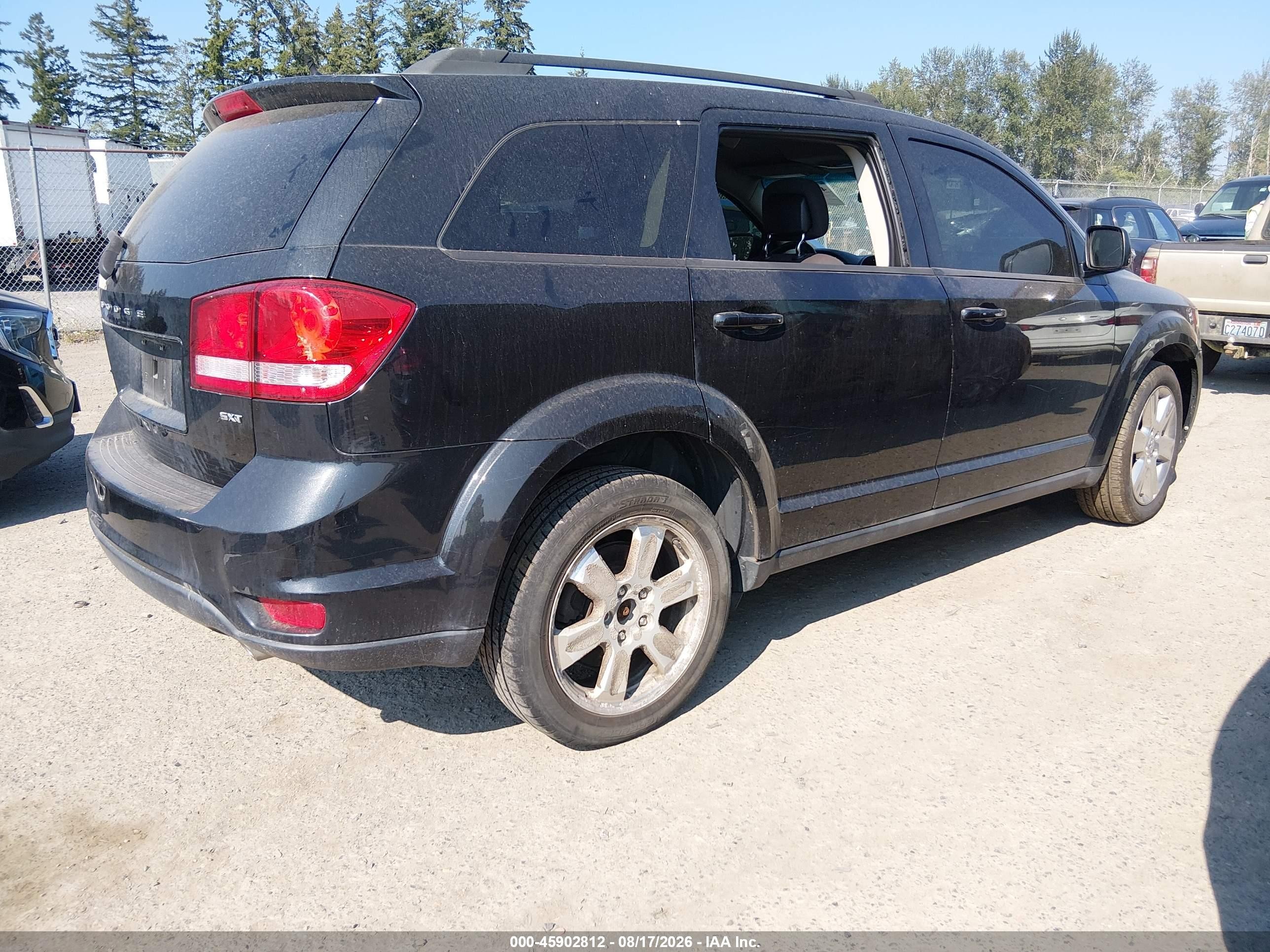 2013 Dodge Journey Sxt Black vin: 3C4PDDBG9DT579311