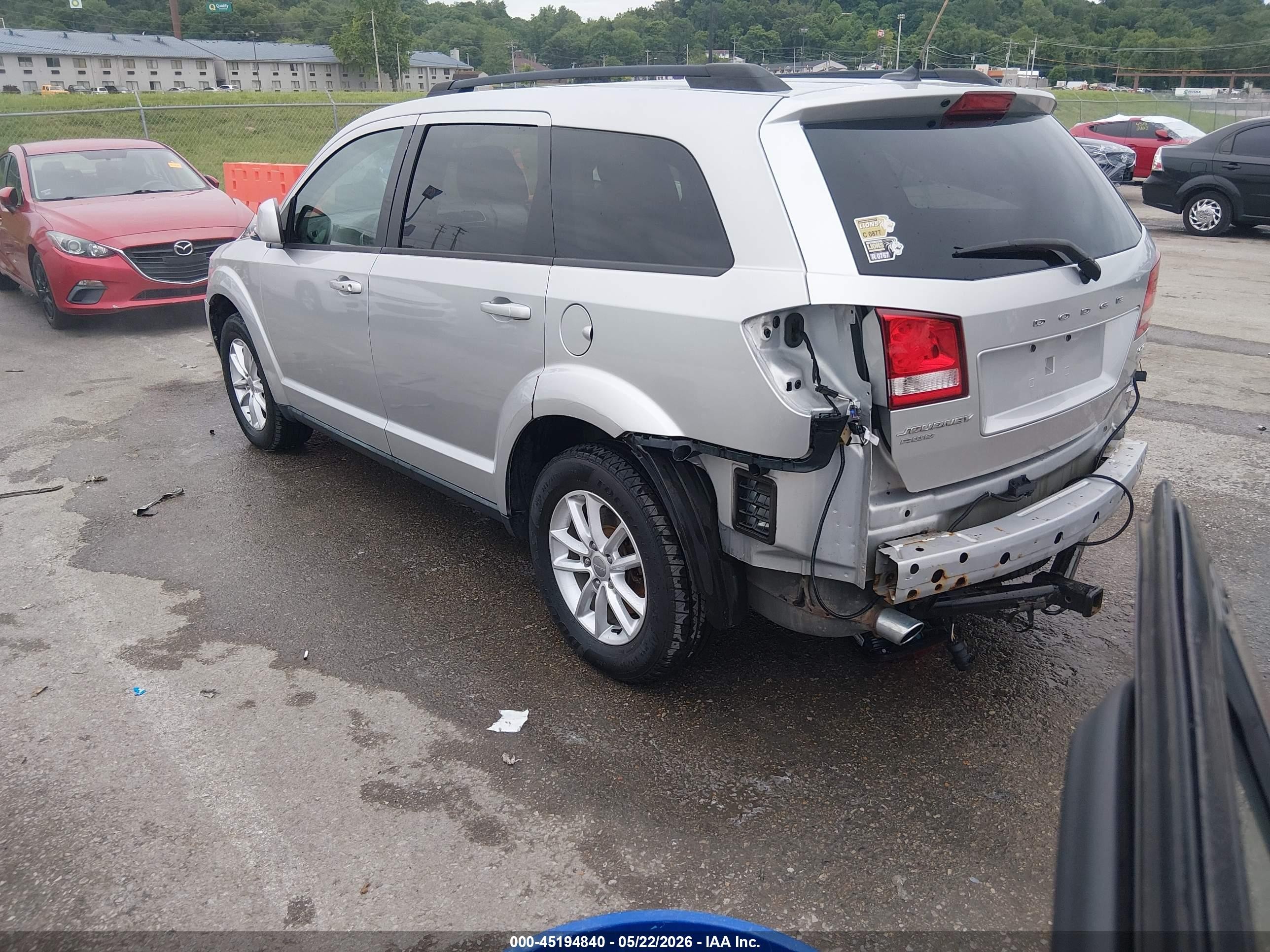 2014 Dodge Journey Sxt Silver vin: 3C4PDDBG9ET302014