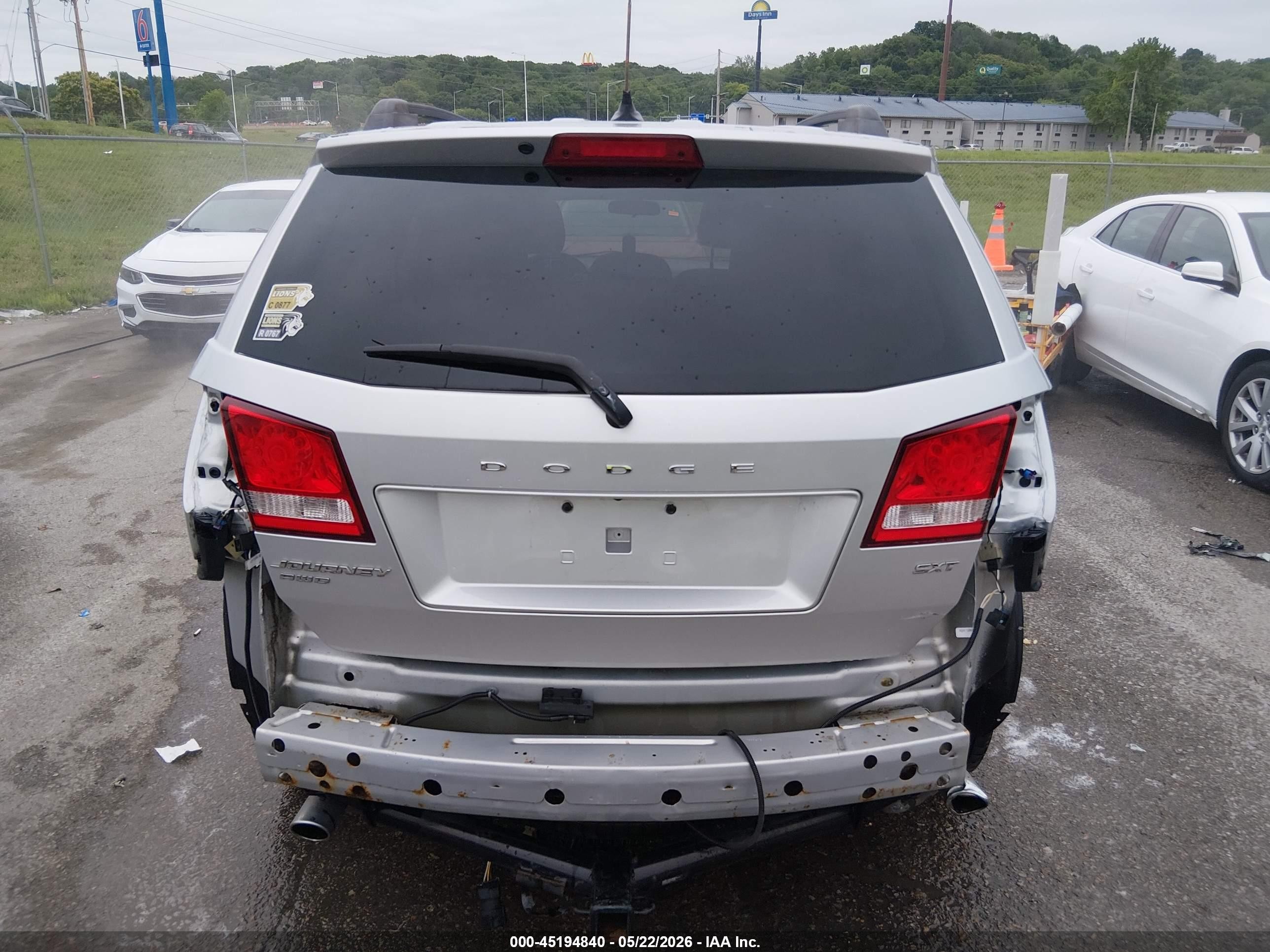2014 Dodge Journey Sxt Silver vin: 3C4PDDBG9ET302014