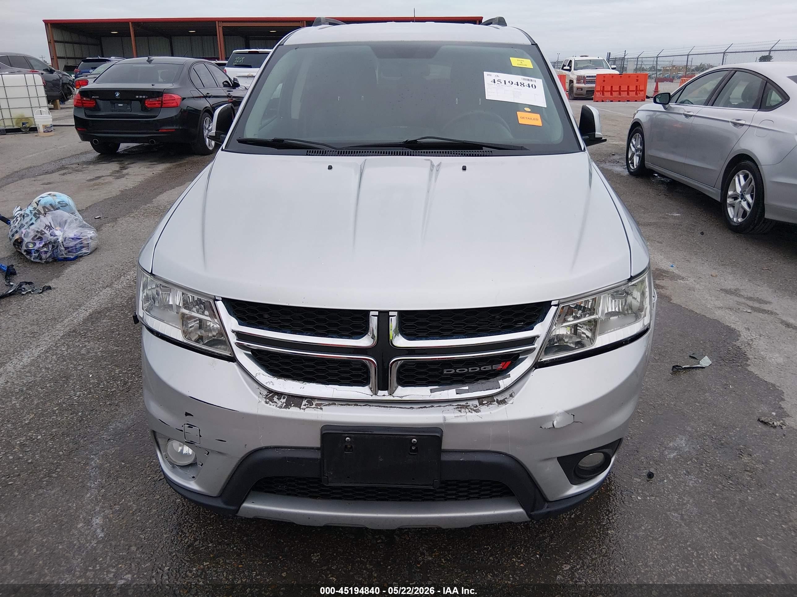 2014 Dodge Journey Sxt Silver vin: 3C4PDDBG9ET302014