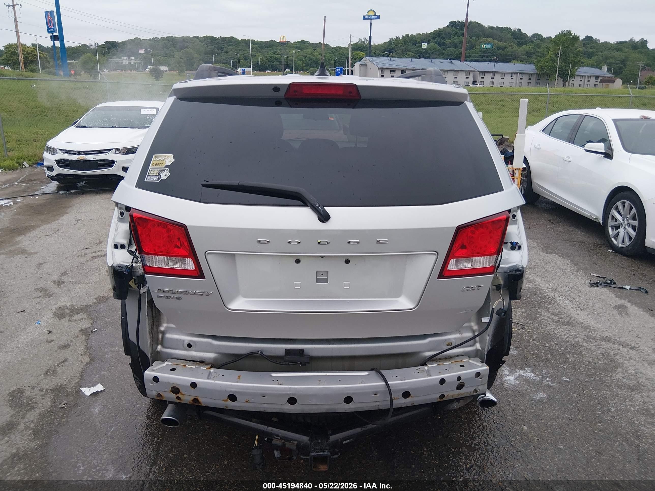 2014 Dodge Journey Sxt Silver vin: 3C4PDDBG9ET302014