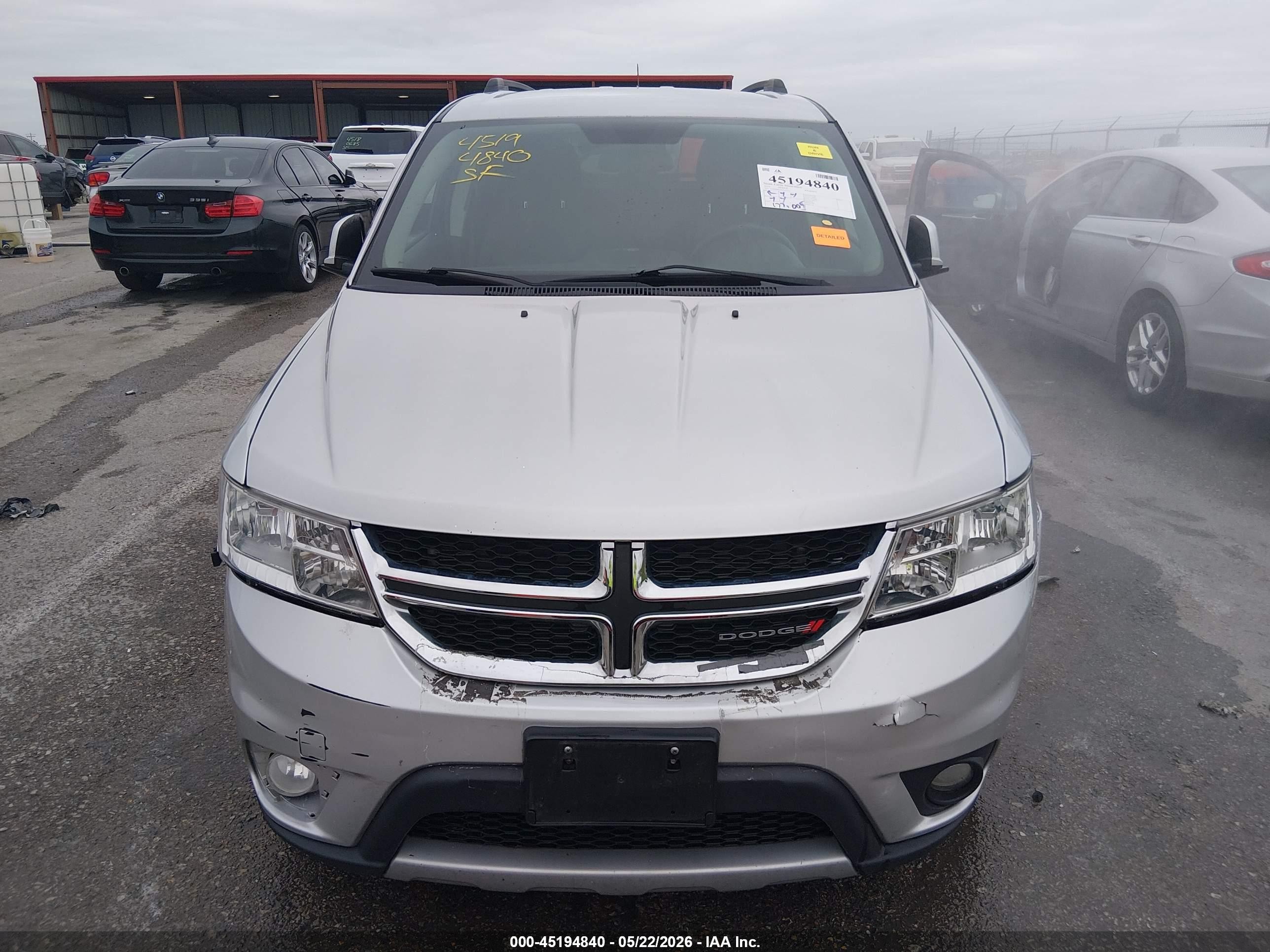 2014 Dodge Journey Sxt Silver vin: 3C4PDDBG9ET302014