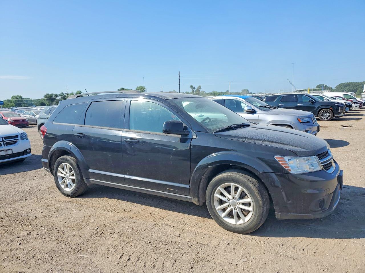 2015 Dodge Journey Sxt Black vin: 3C4PDDBG9FT544156