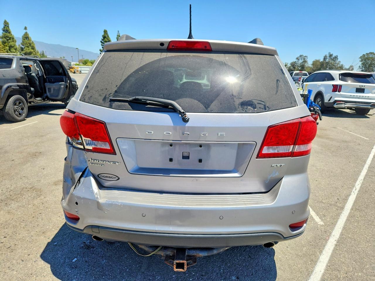 2015 Dodge Journey Sxt Gray vin: 3C4PDDBG9FT561135