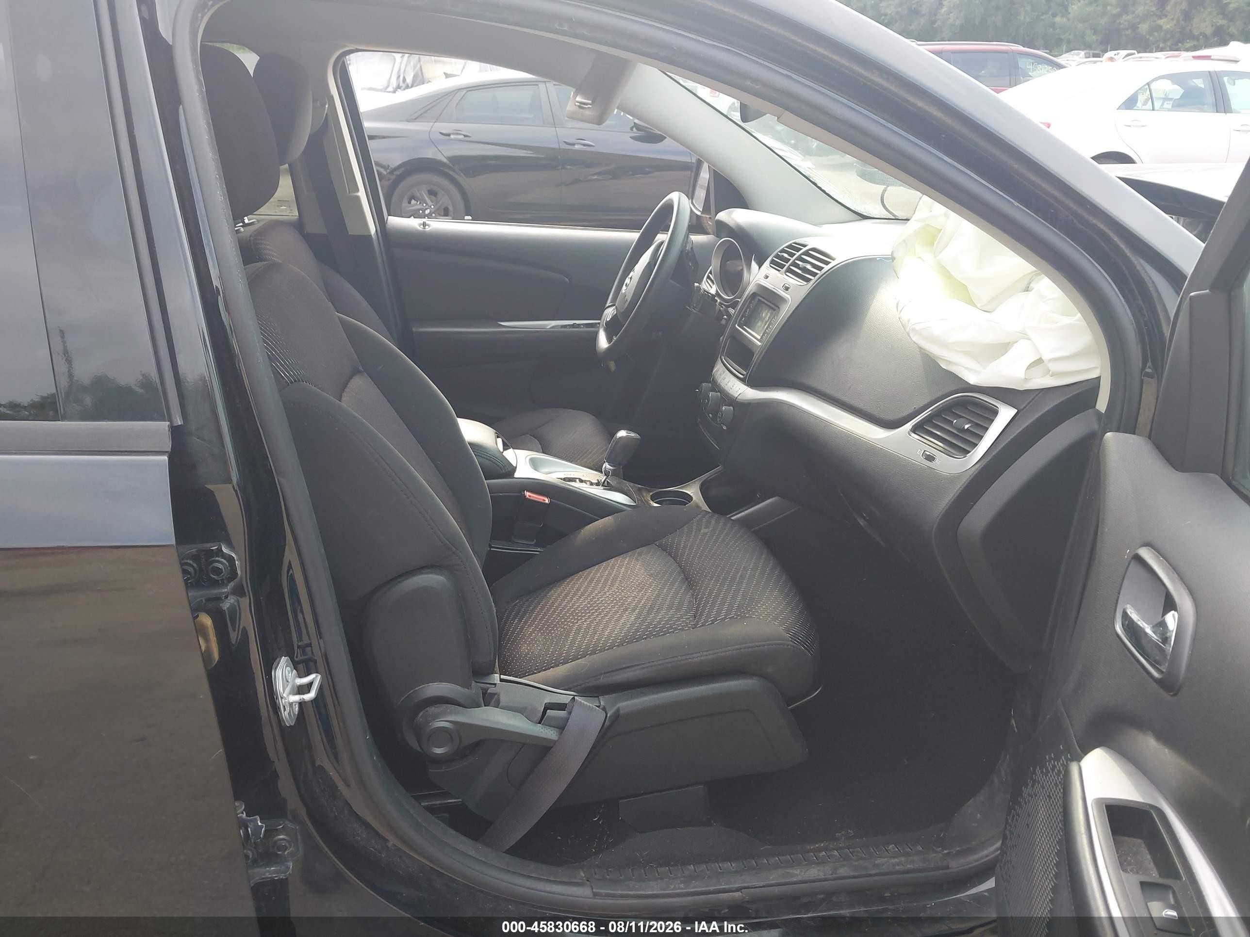 2015 Dodge Journey Sxt Черный vin: 3C4PDDBG9FT574600