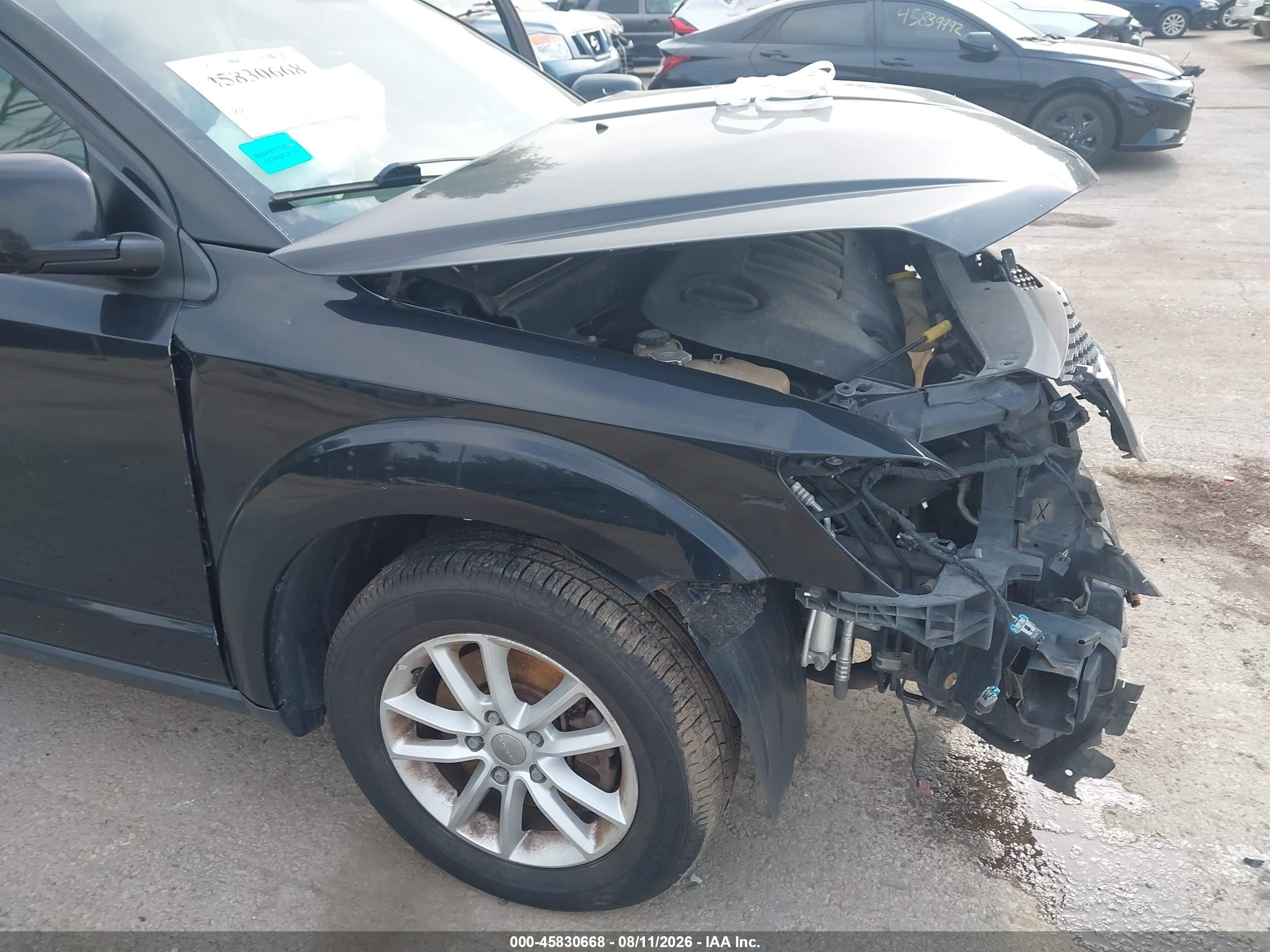 2015 Dodge Journey Sxt Черный vin: 3C4PDDBG9FT574600