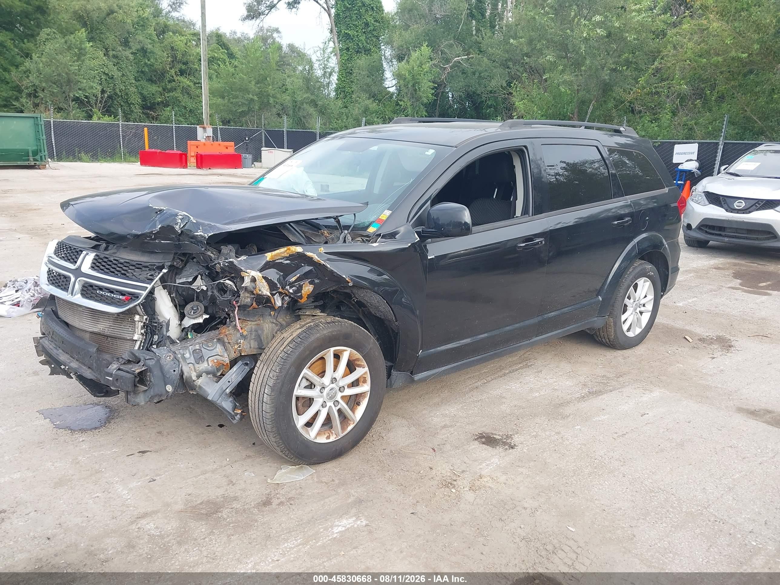 2015 Dodge Journey Sxt Черный vin: 3C4PDDBG9FT574600