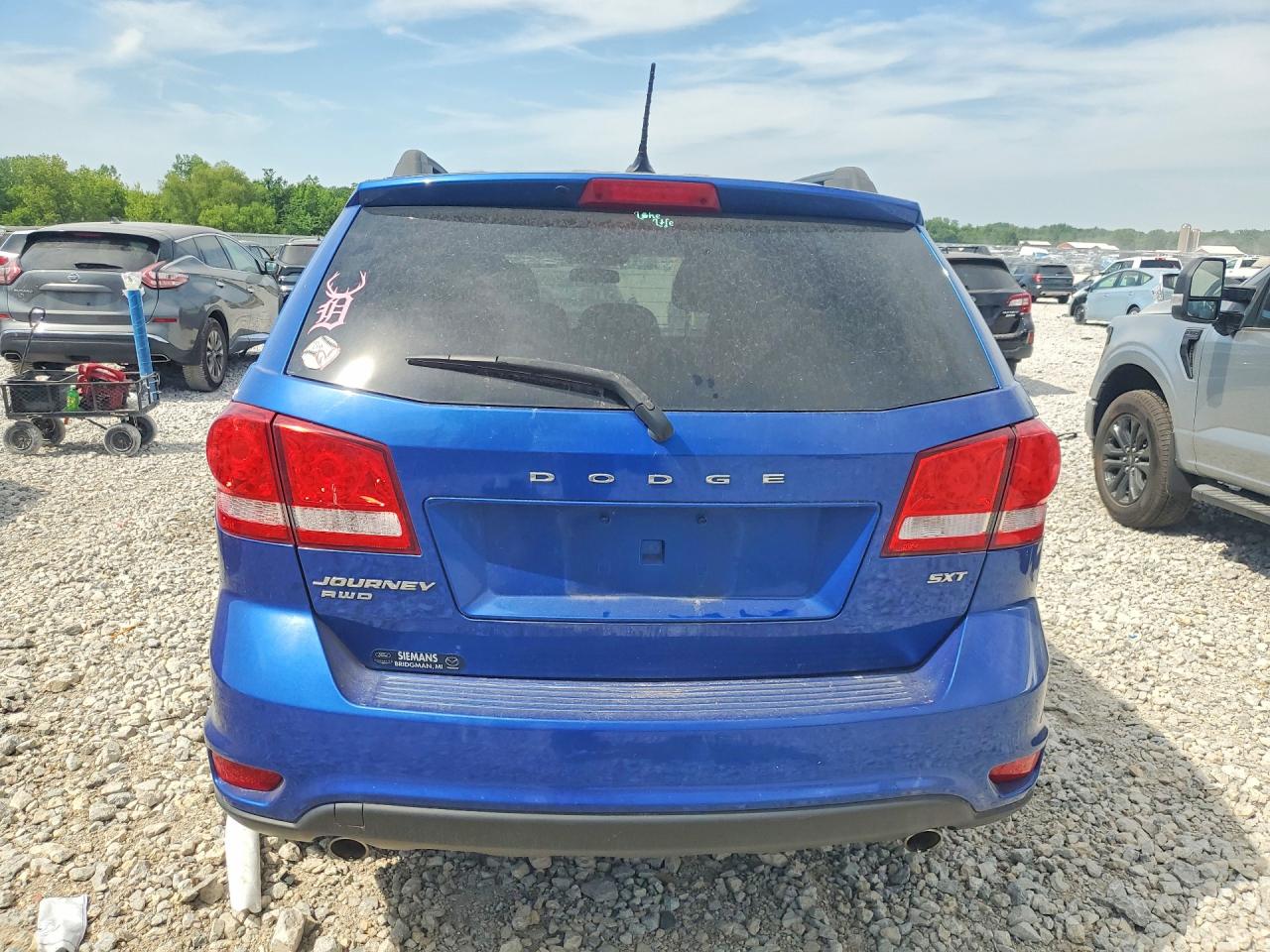 2015 Dodge Journey Sxt Blue vin: 3C4PDDBG9FT633211