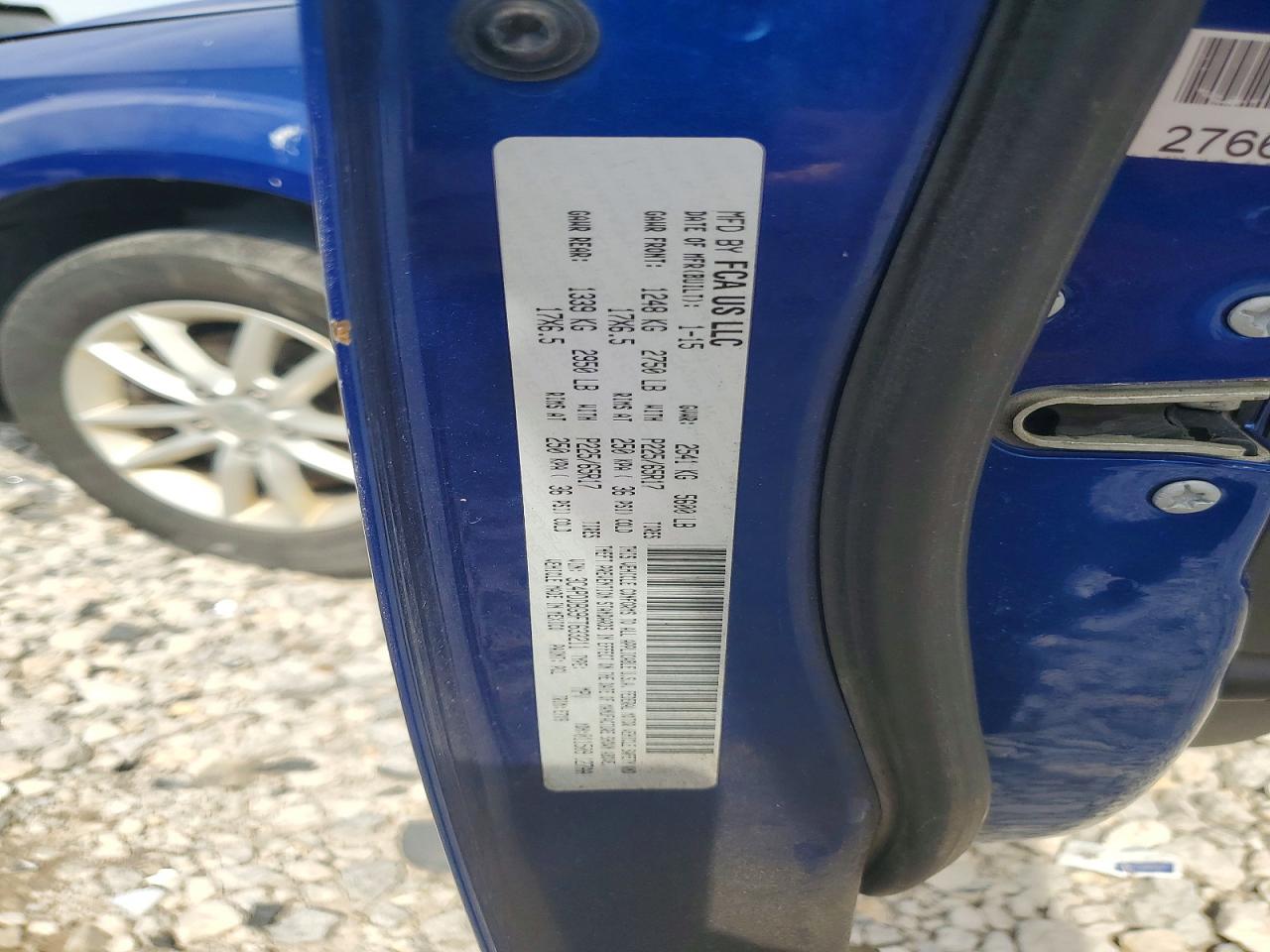 2015 Dodge Journey Sxt Blue vin: 3C4PDDBG9FT633211