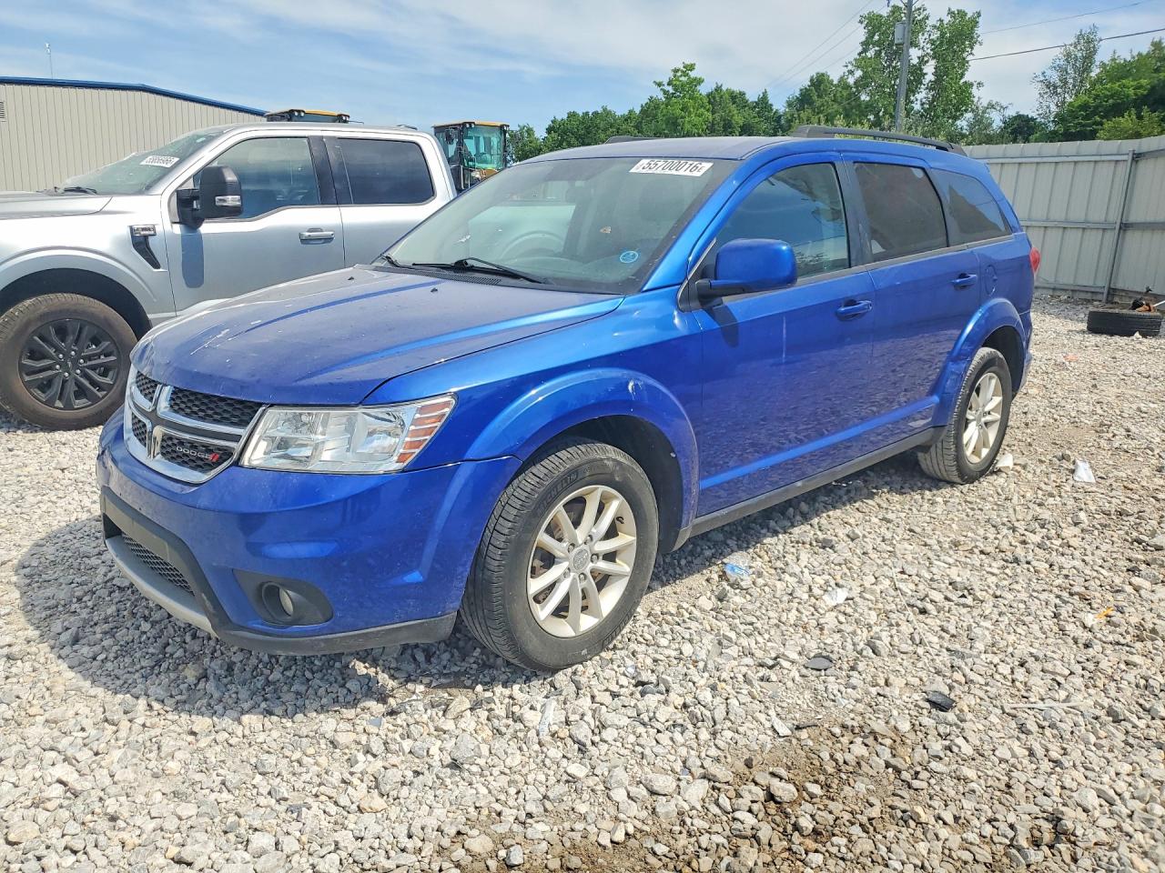 2015 Dodge Journey Sxt Blue vin: 3C4PDDBG9FT633211
