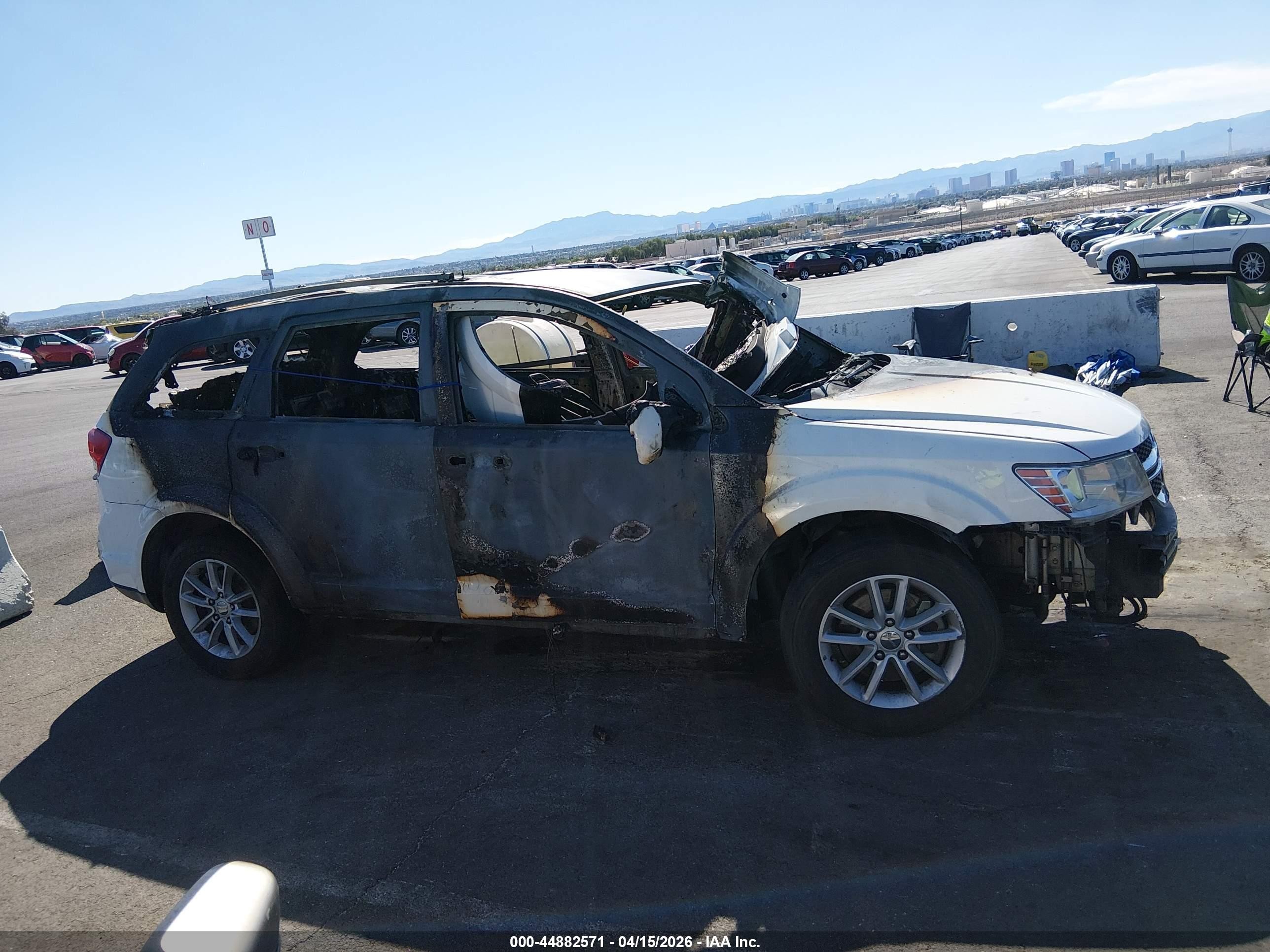 2016 Dodge Journey Sxt White vin: 3C4PDDBG9GT179642