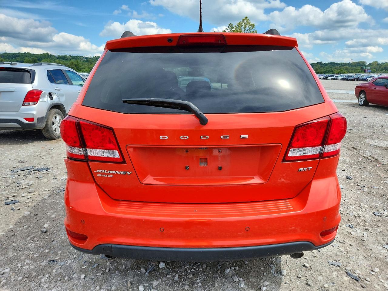 2017 Dodge Journey Sxt Оранжевый vin: 3C4PDDBG9HT697185