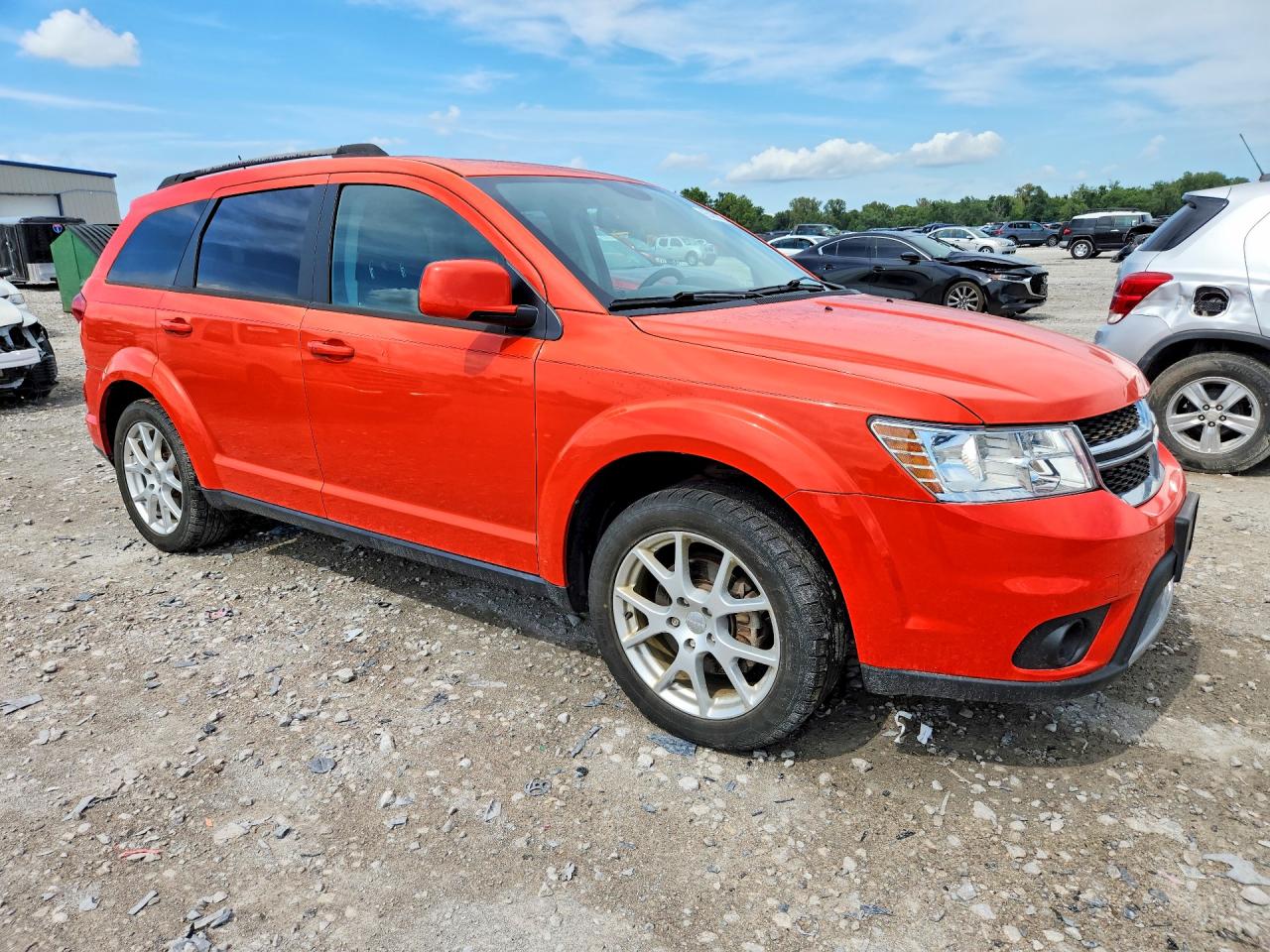 2017 Dodge Journey Sxt Оранжевый vin: 3C4PDDBG9HT697185