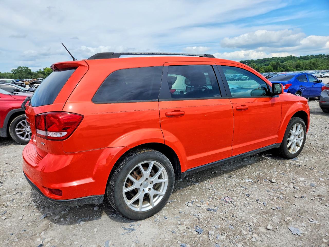 2017 Dodge Journey Sxt Оранжевый vin: 3C4PDDBG9HT697185